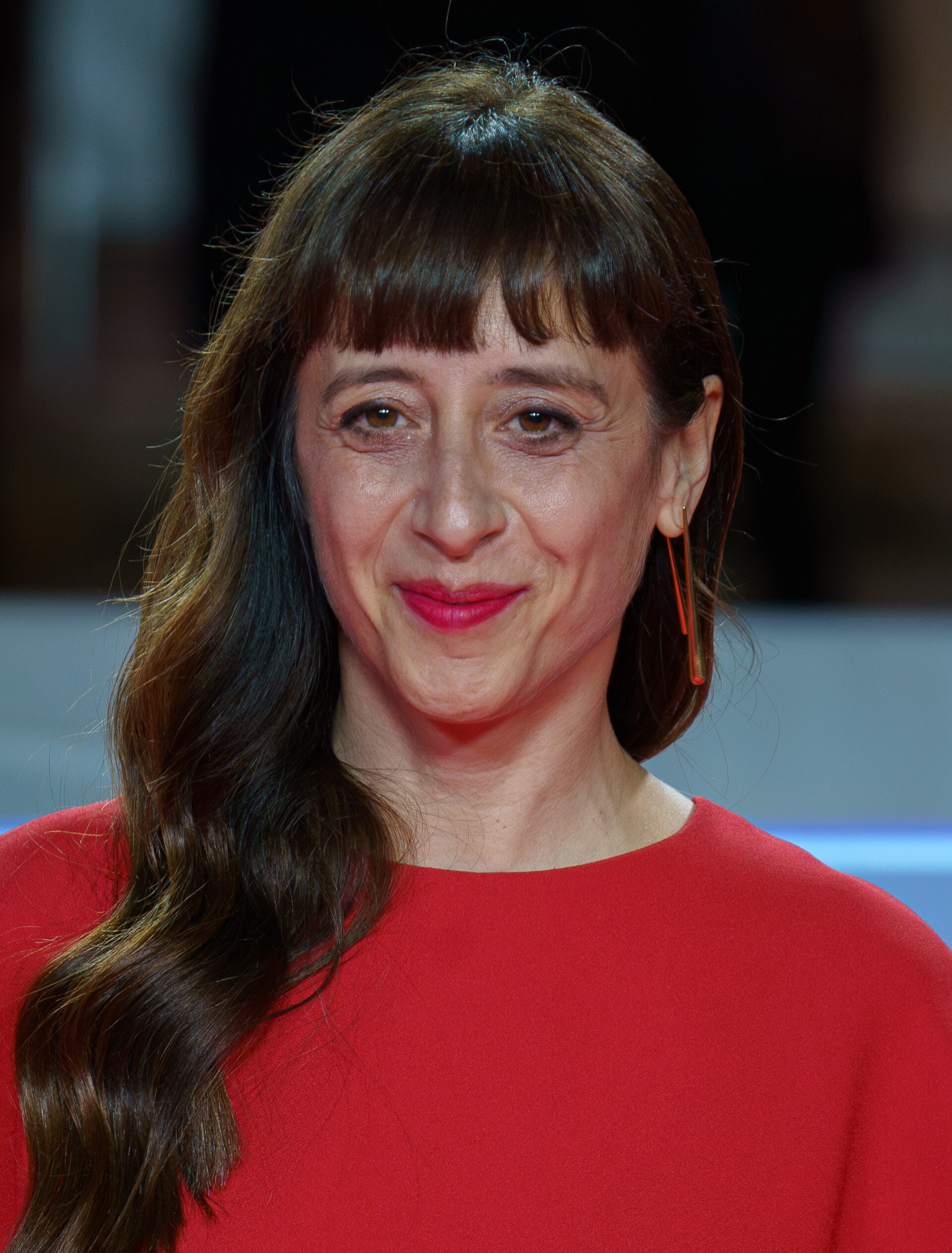 Ingride Santos at the Red Carpet of the Malaga 2025 Festival next to Cervantes Theater