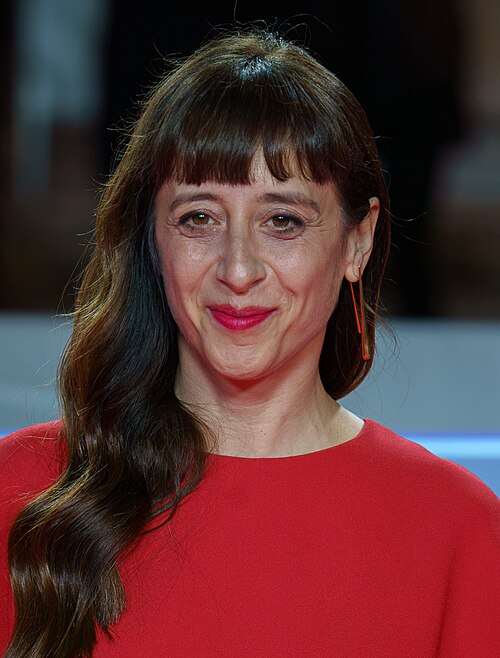 Ingride Santos at the Red Carpet of the Malaga 2025 Festival next to Cervantes Theater