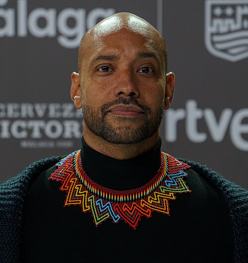 John Alex Castillo at the Red Carpet of the Malaga 2025 Festival at Malaga City Council