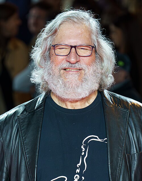 José Miguel López  at the Red Carpet of the Malaga 2025 Festival next to Cervantes Theater