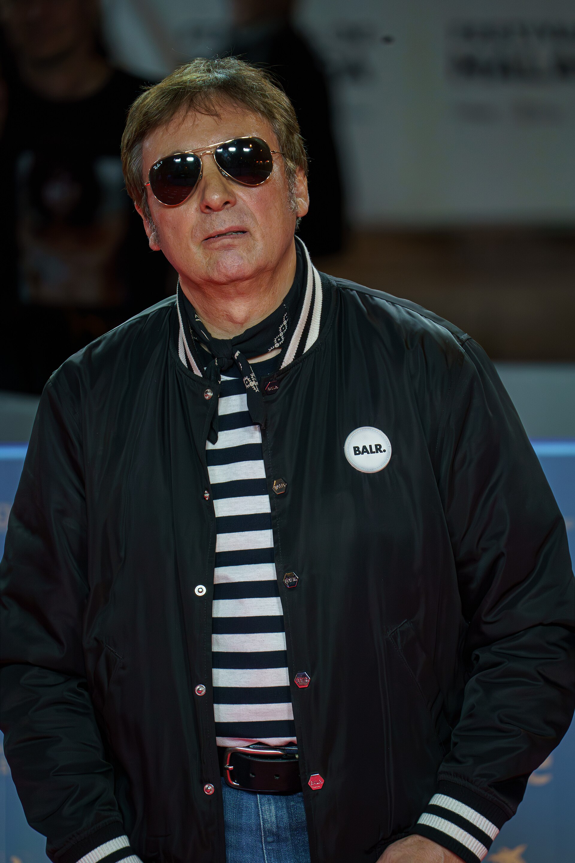 Juan Vicente Cordoba at the Red Carpet of the Malaga 2025 Festival next to Cervantes Theater