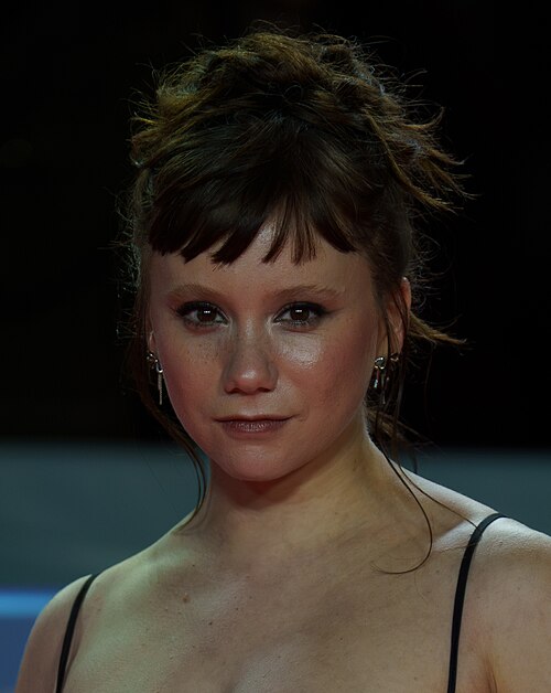 Laia Manzanares at the Red Carpet of the Malaga 2025 Festival next to Cervantes Theater