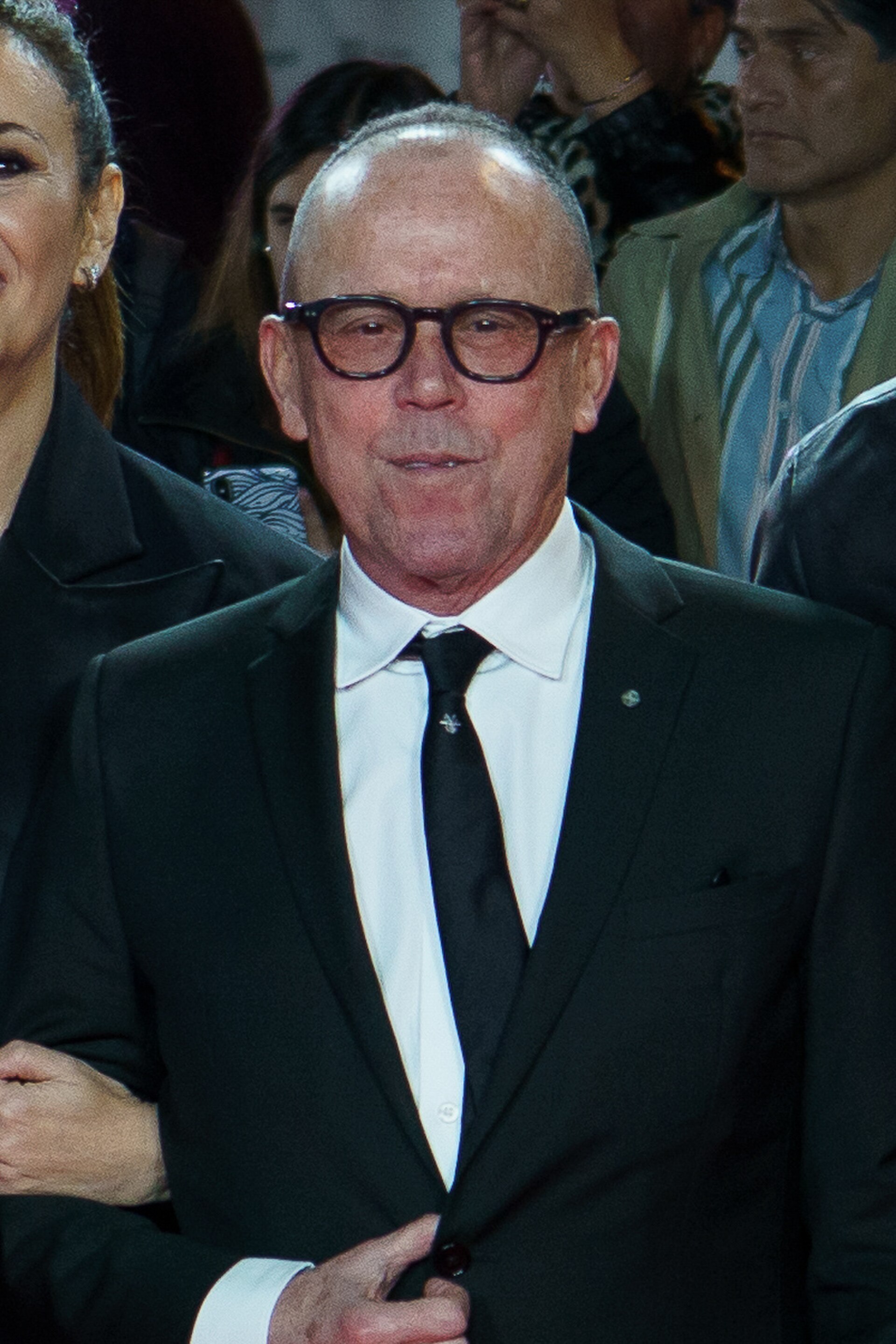 Luis San Narciso at the Red Carpet of the Malaga 2025 Festival next to Cervantes Theater