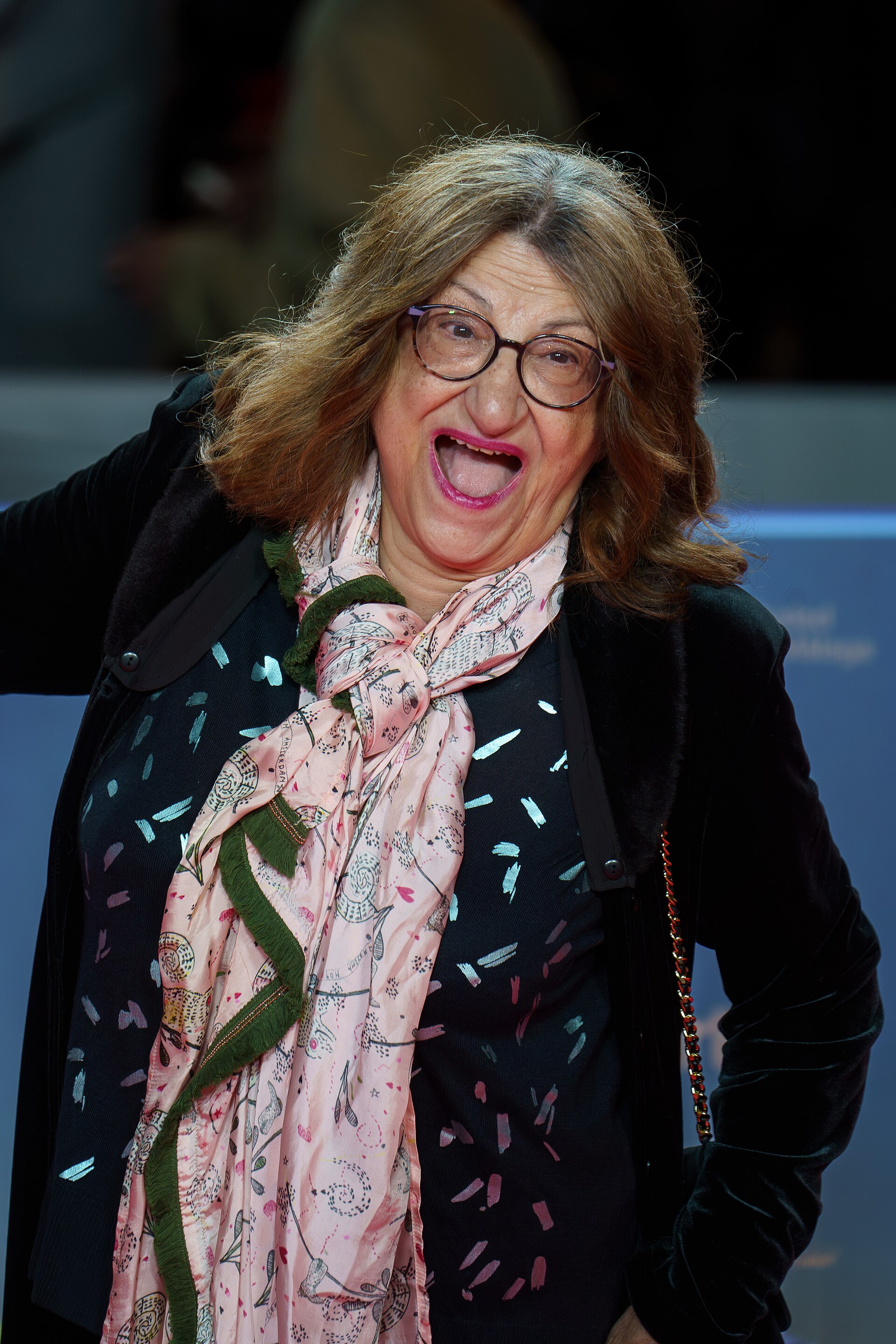 Mamen García at the Red Carpet of the Malaga 2025 Festival next to Cervantes Theater