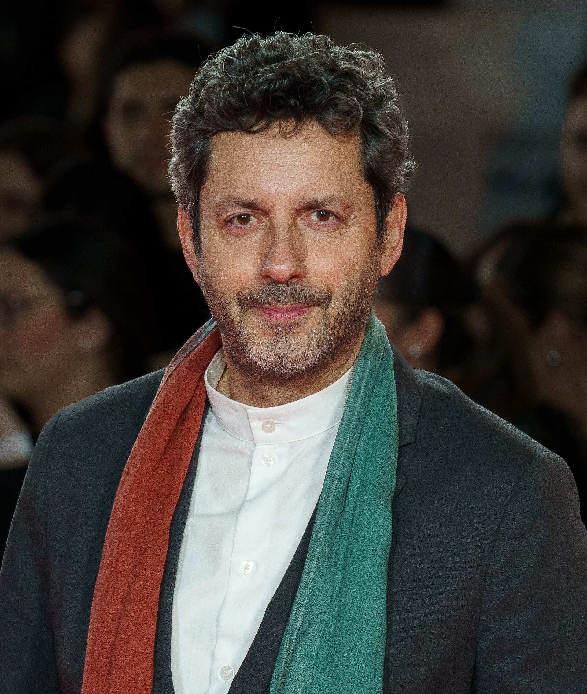Manuel Ríos San Martín at the Red Carpet of the Malaga 2025 Festival next to Cervantes Theater