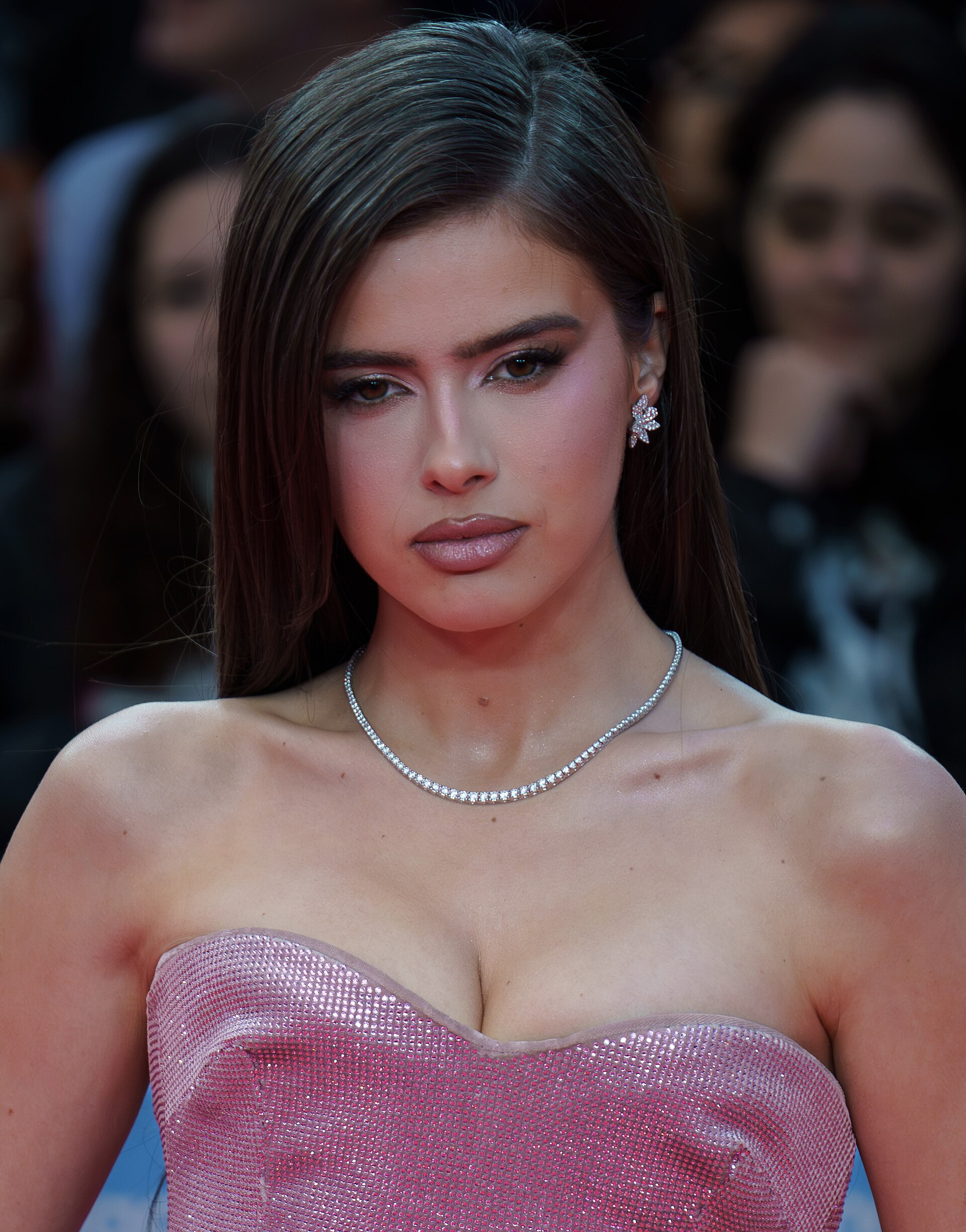 Mar Lucas at the stage of Cervantes Theatre during the Closing Ceremony of Malaga Film Festival 2025