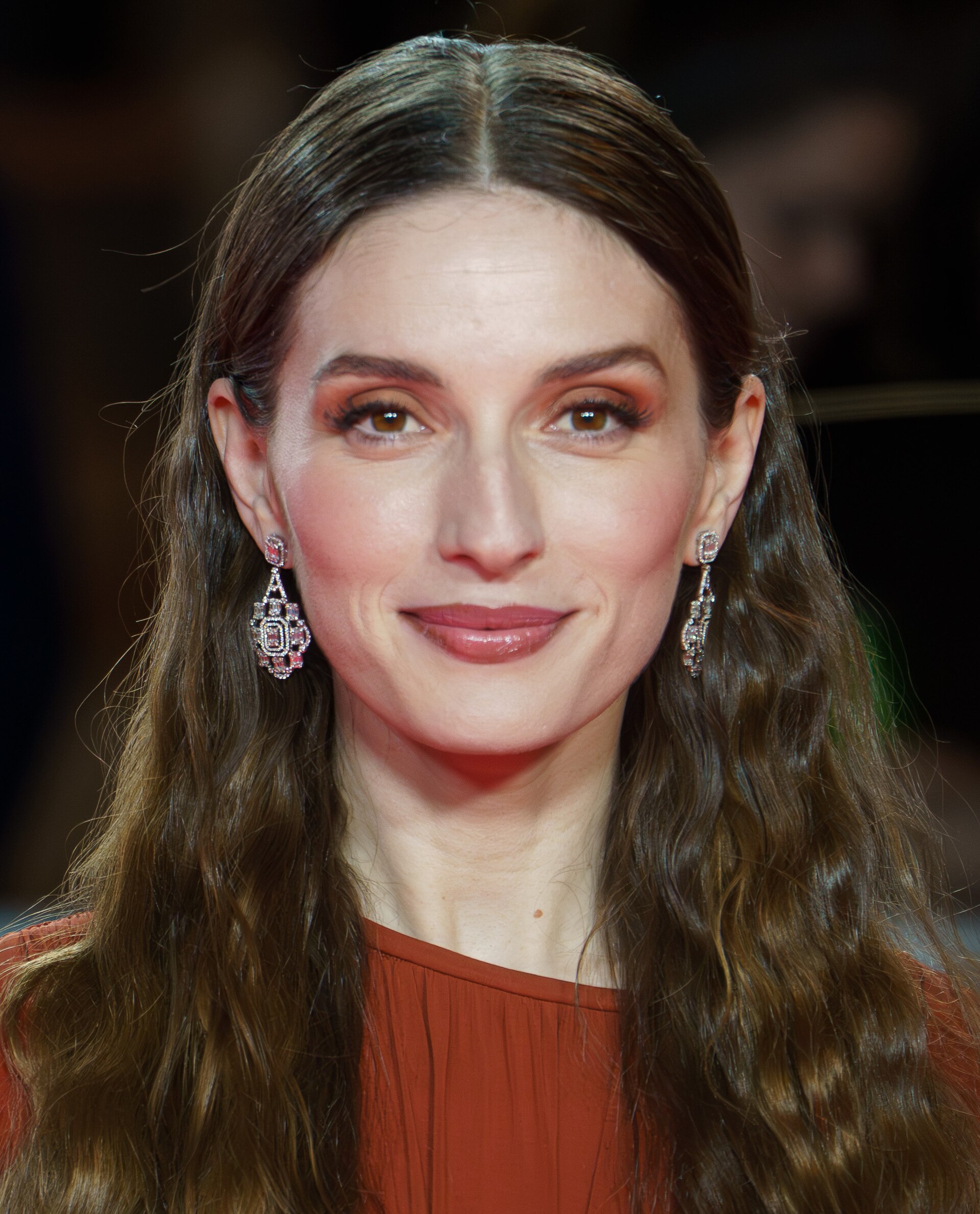 María Valverde at the Red Carpet of the Malaga 2025 Festival next to Cervantes Theater