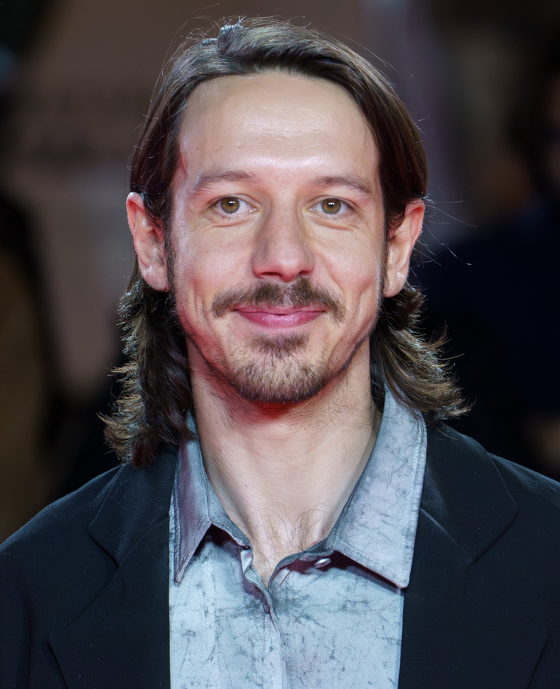 Marcel Borrás at the Red Carpet of the Malaga 2025 Festival next to Cervantes Theater