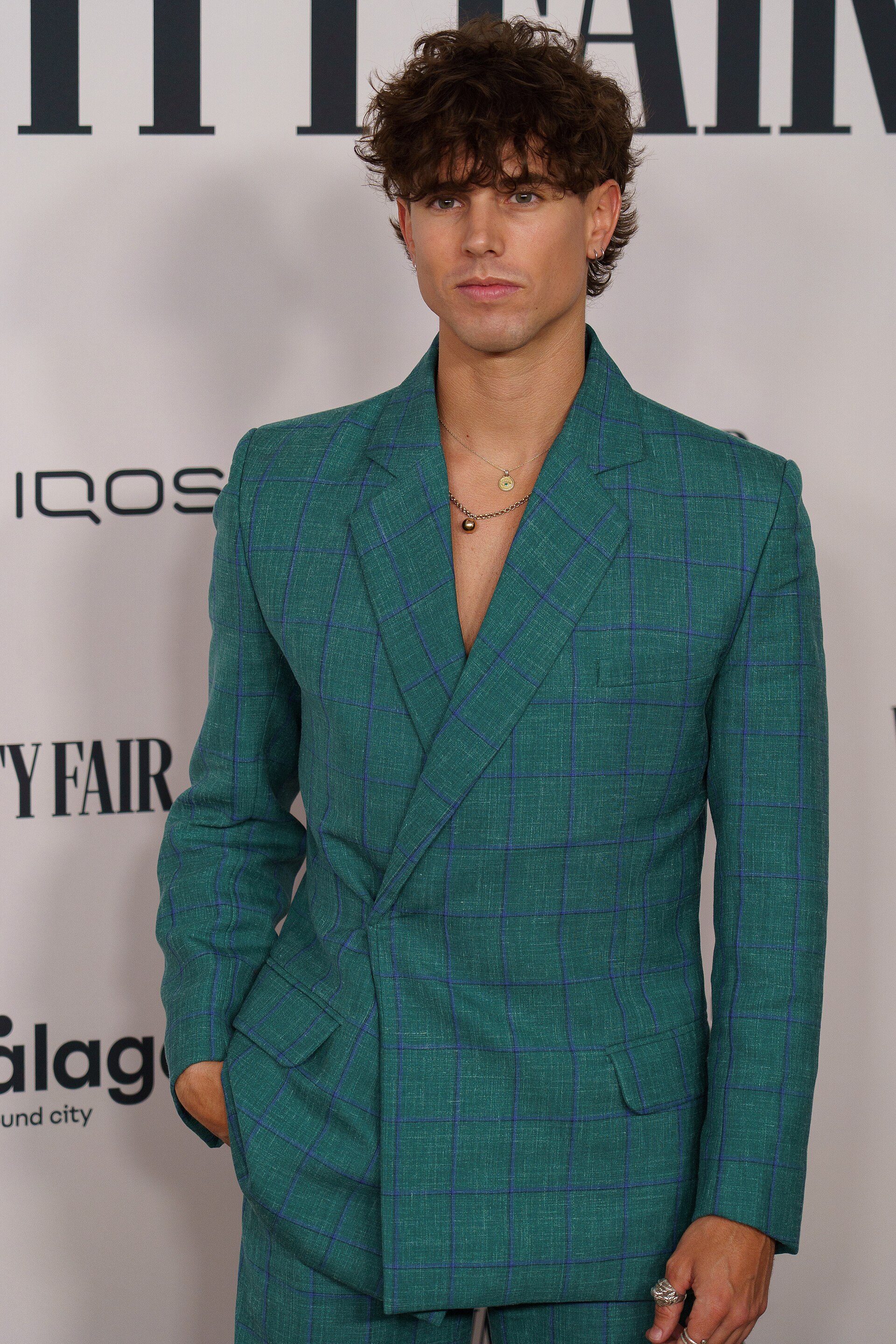 Mike Fajardo at Red Carpet at Vanity Fair party during Málaga Film Festival 2025