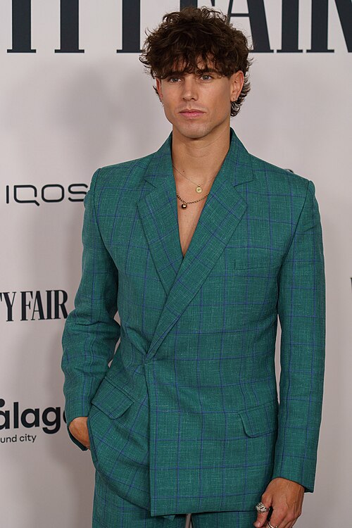 Mike Fajardo at Red Carpet at Vanity Fair party during Málaga Film Festival 2025