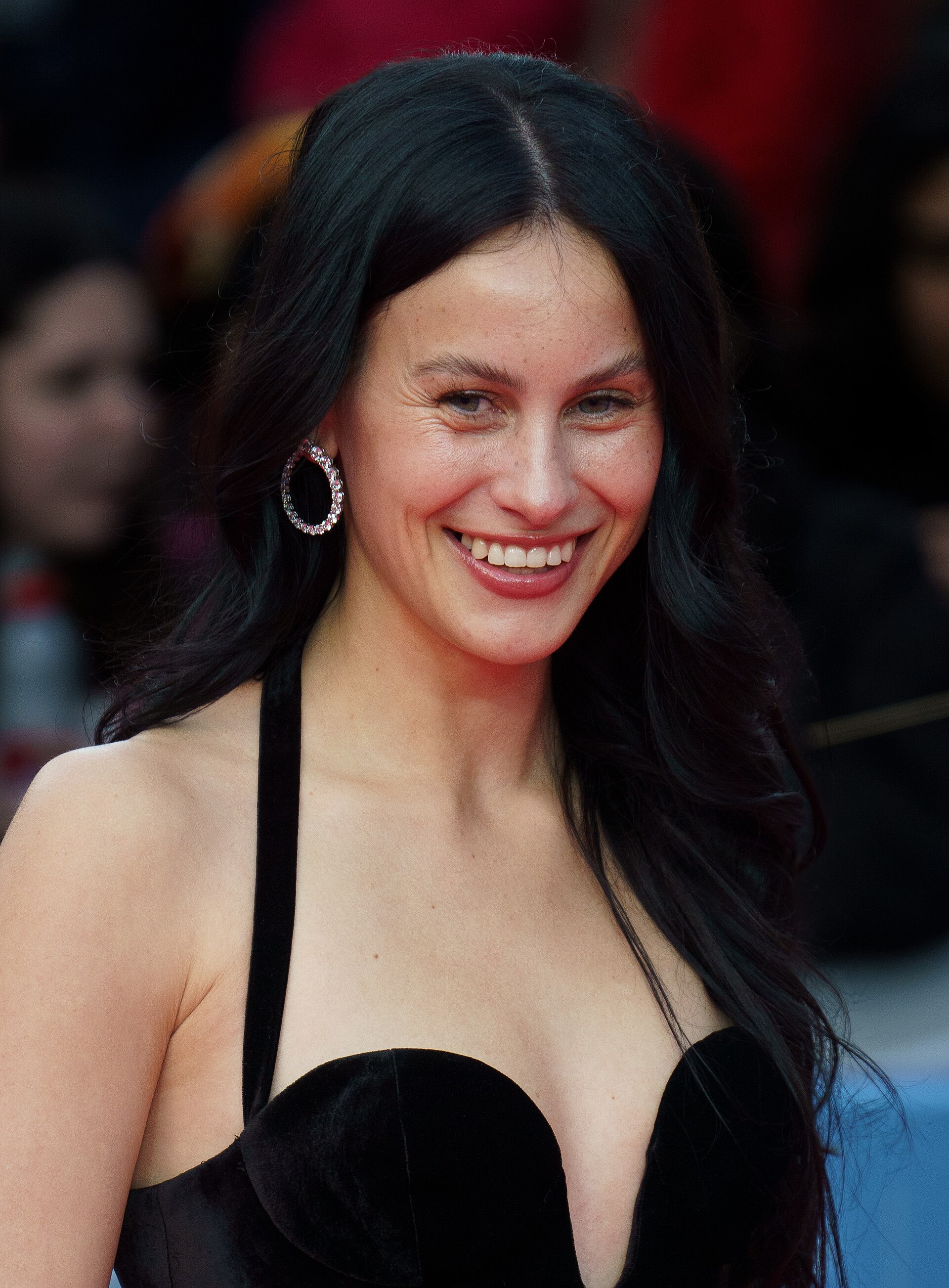 Milena Smit at the Red Carpet of the Malaga 2025 Festival next to Cervantes Theater