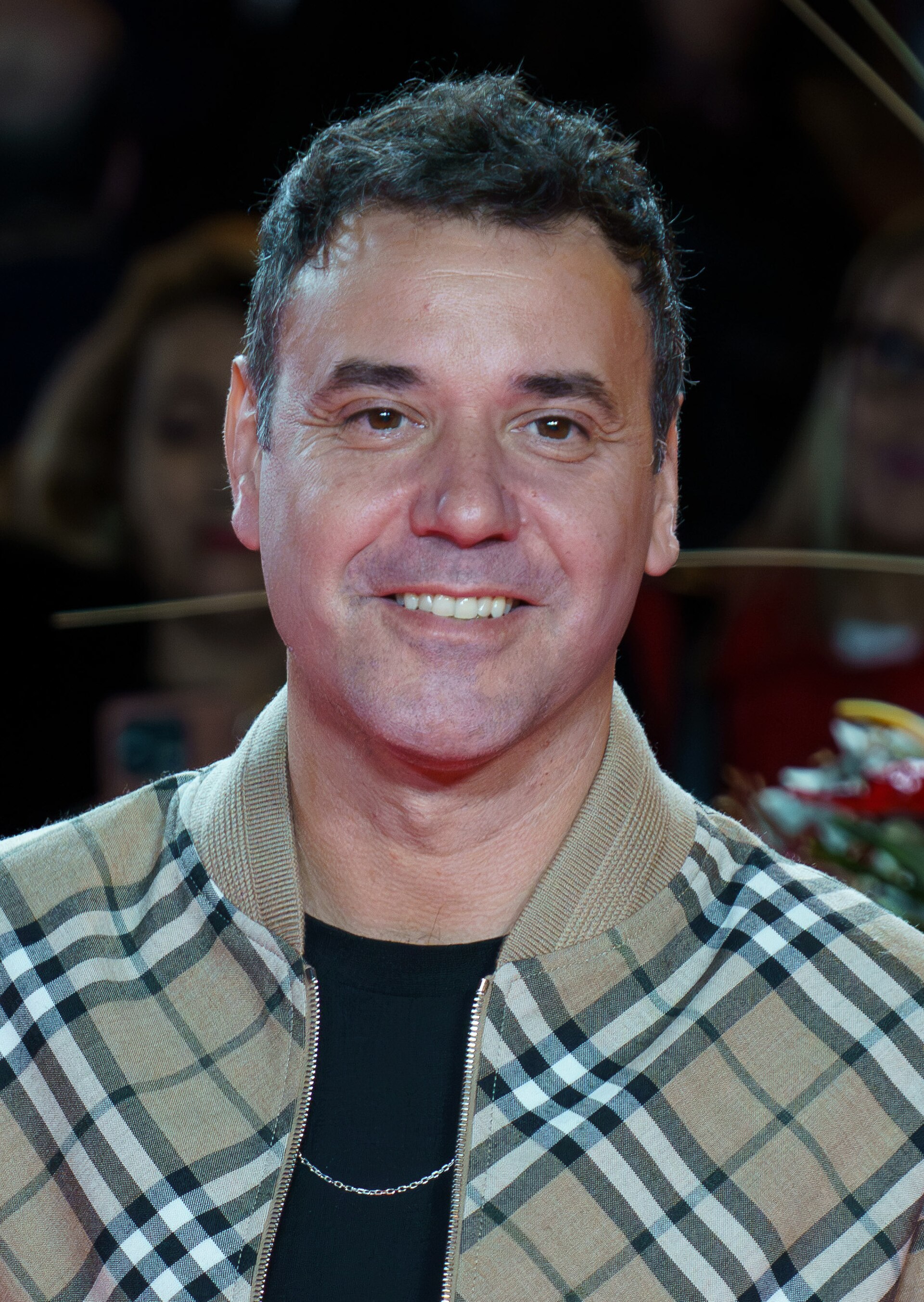 Miquel Fernández at the Red Carpet of the Malaga 2025 Festival next to Cervantes Theater