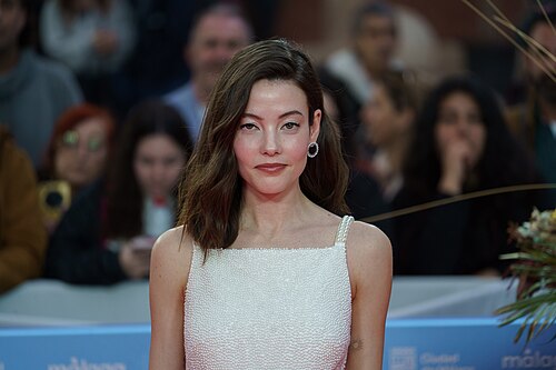 Mireia Oriol at the Red Carpet during the Malaga 2025 Festival