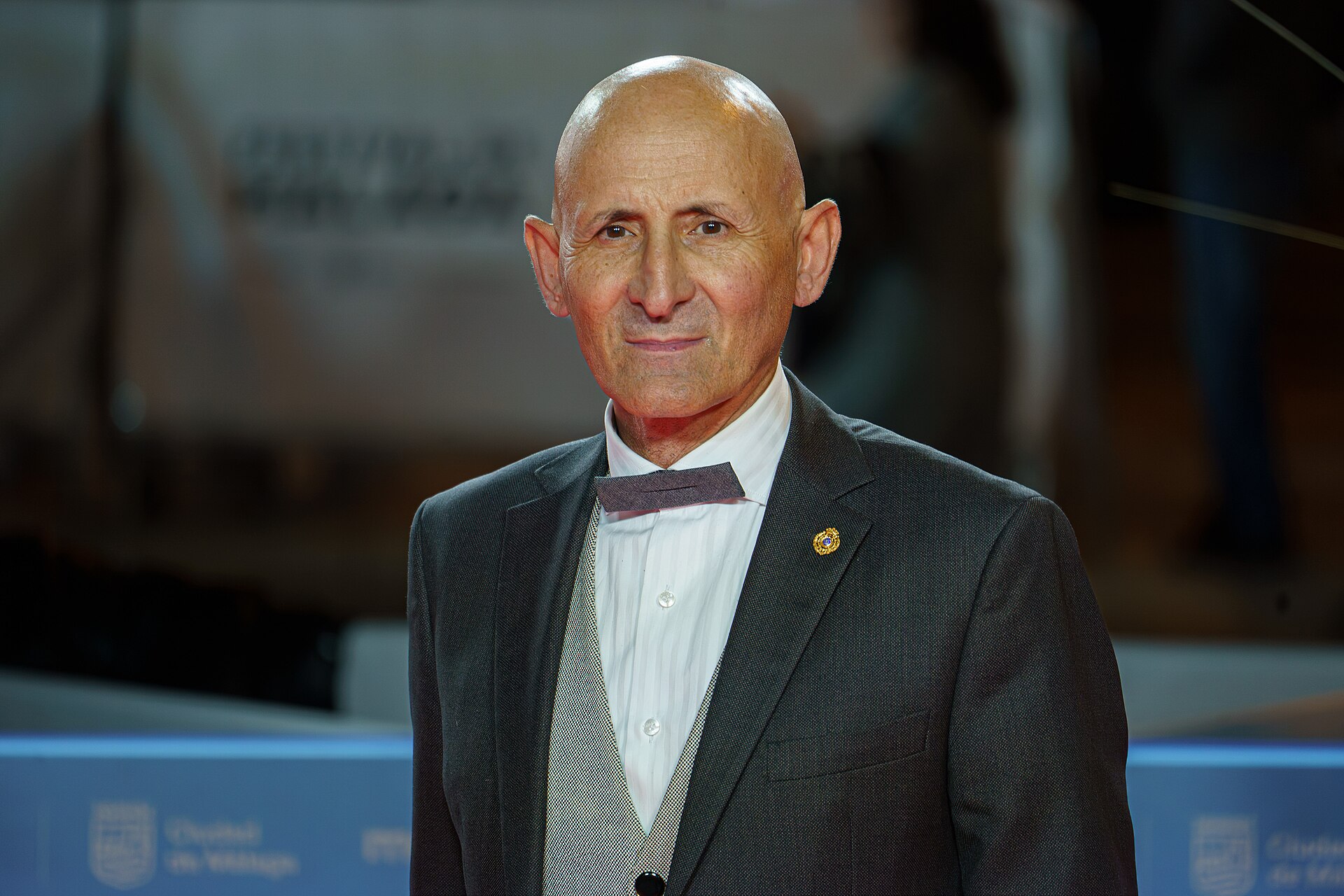 Modesto Lomba  at the Red Carpet of the Malaga 2025 Festival next to Cervantes Theater