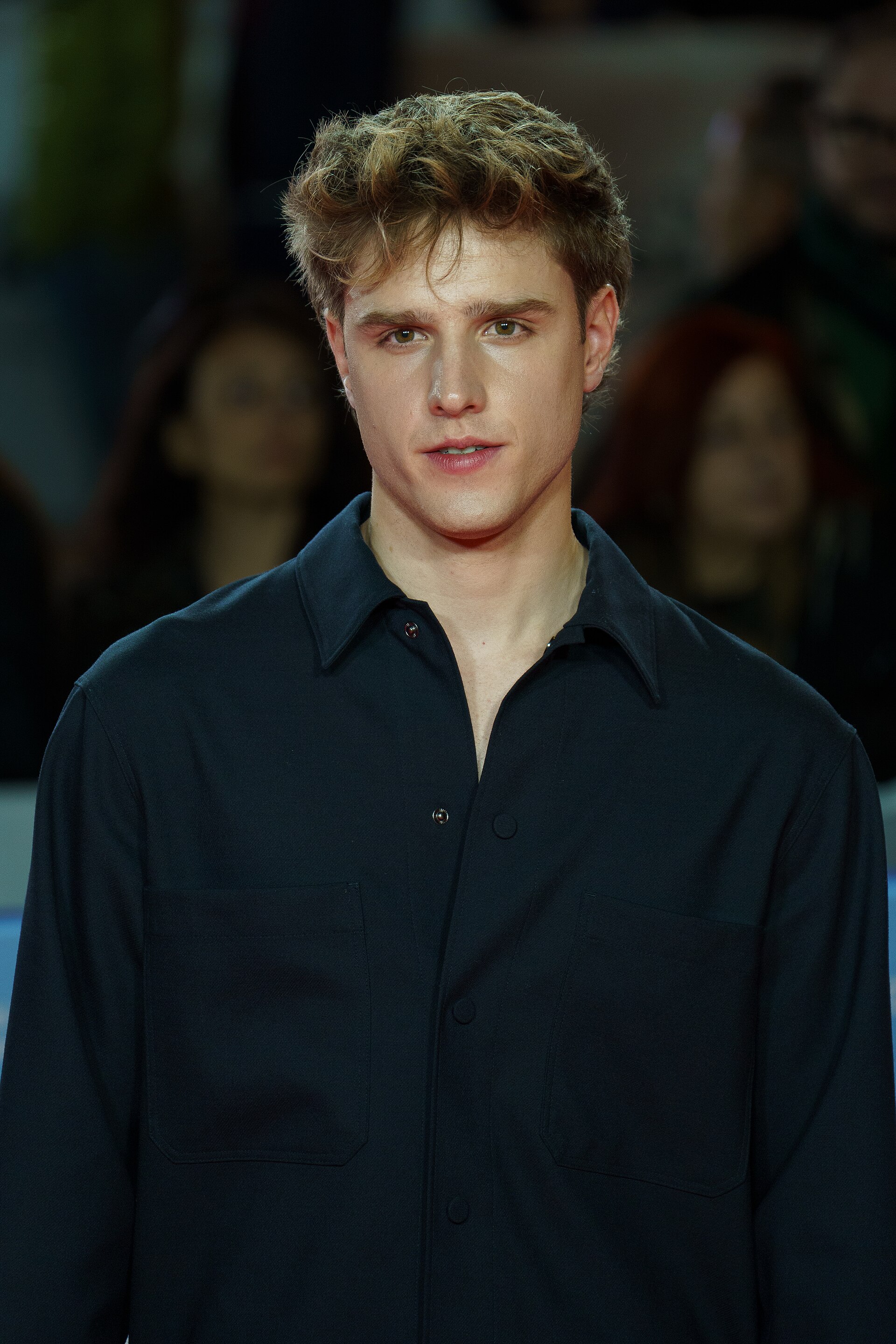 Nuno Gallego at the Red Carpet of the Malaga 2025 Festival next to Cervantes Theater