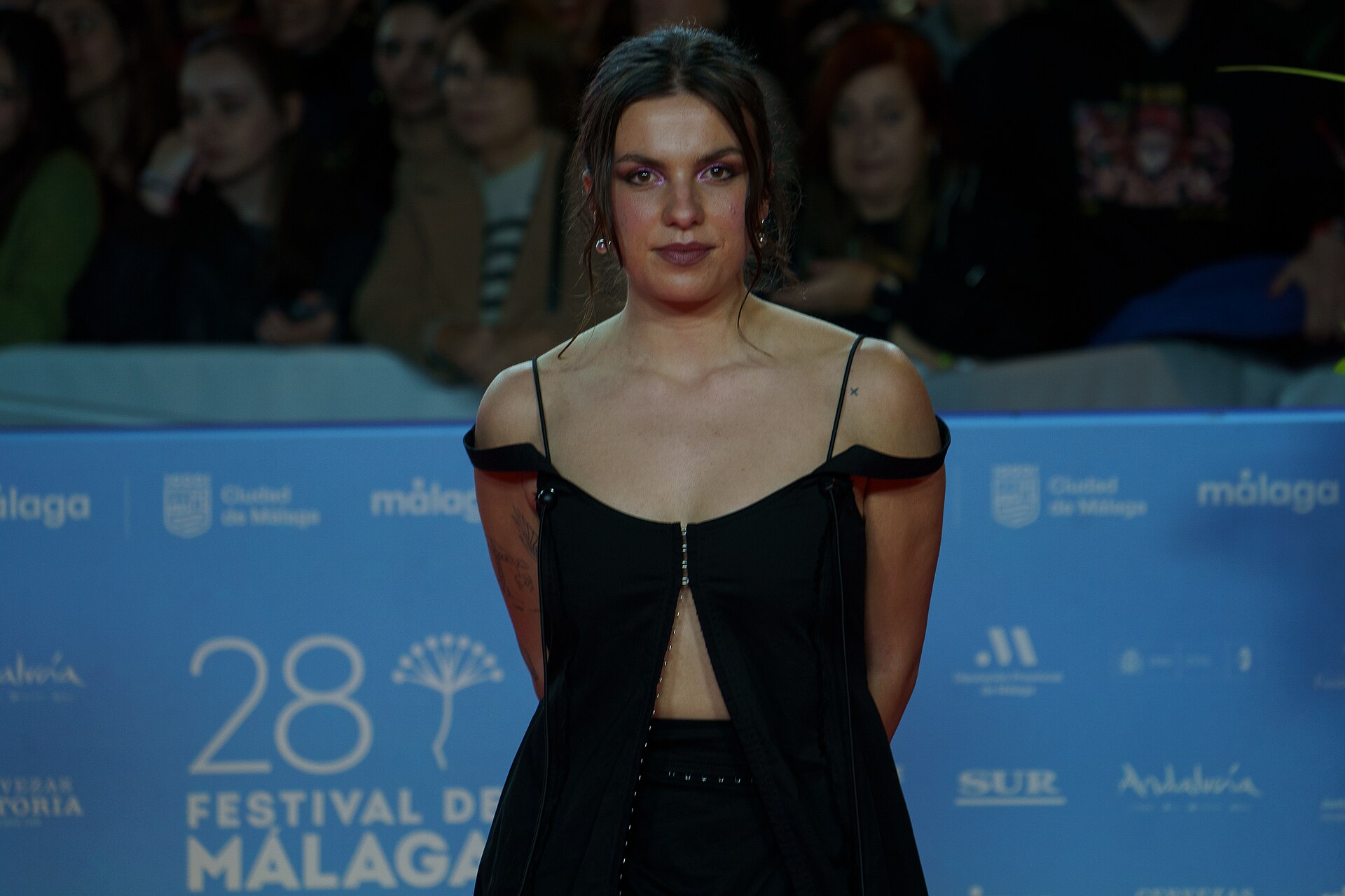 Olaia Aguayo at the Red Carpet of the Malaga 2025 Festival next to Cervantes Theater