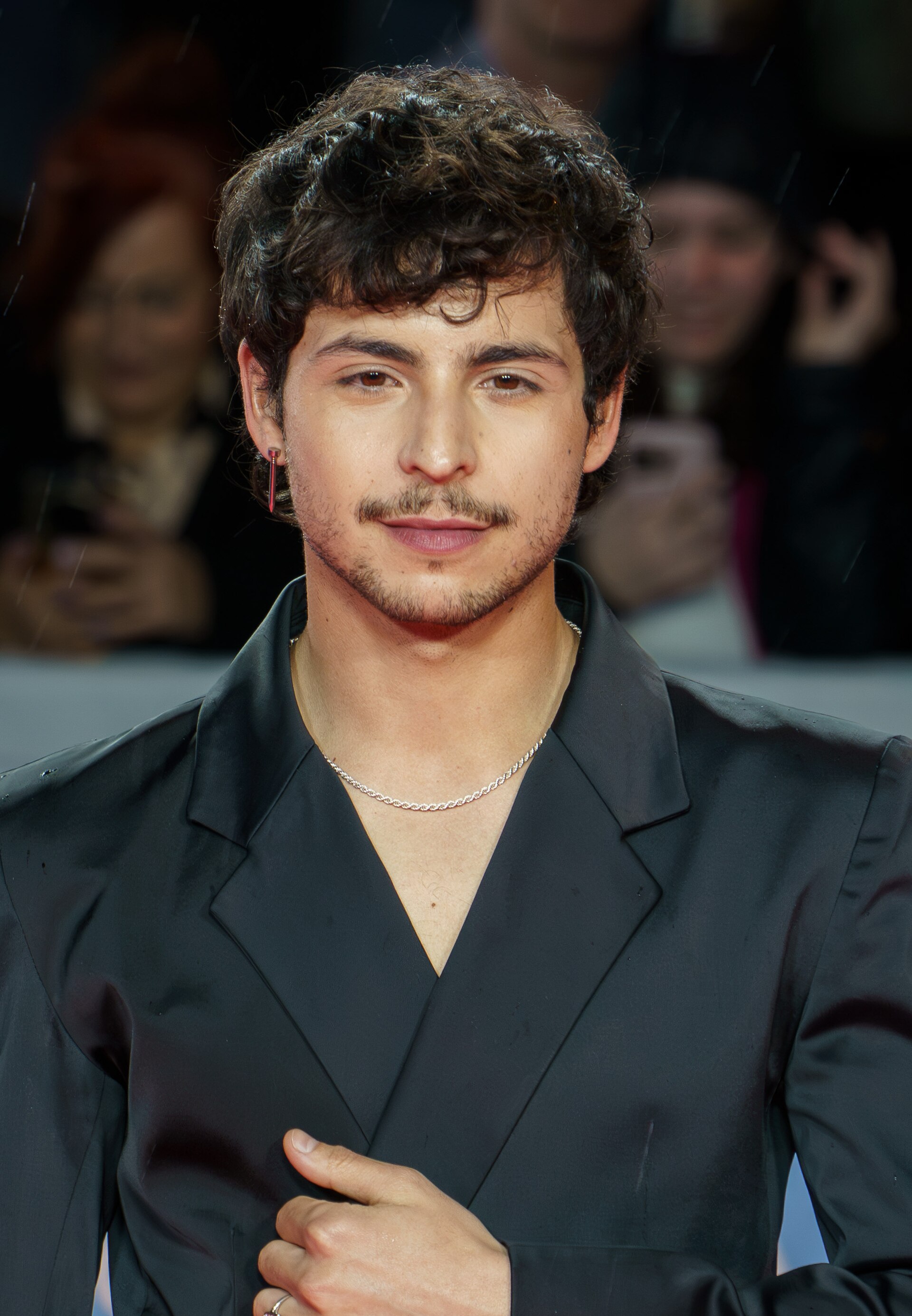 Omar Banana at the Red Carpet of the Malaga 2025 Festival next to Cervantes Theater