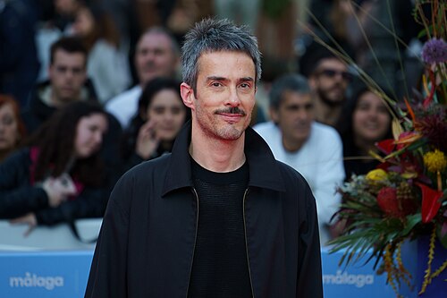 Pucho Martín at the Red Carpet of the Malaga 2025 Festival next to Cervantes Theater