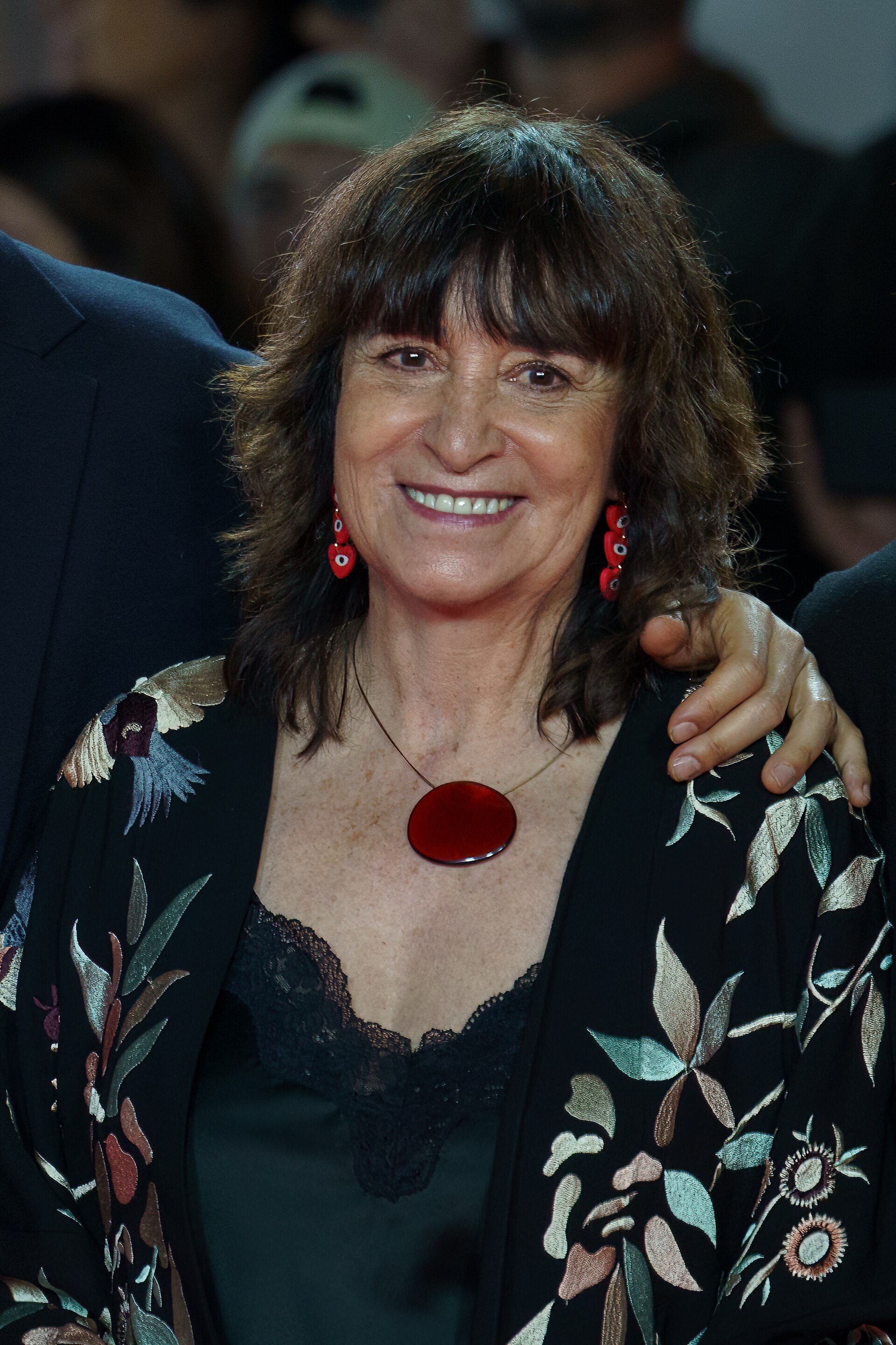 Rosa Montero at the Red Carpet of the Malaga 2025 Festival next to Cervantes Theater