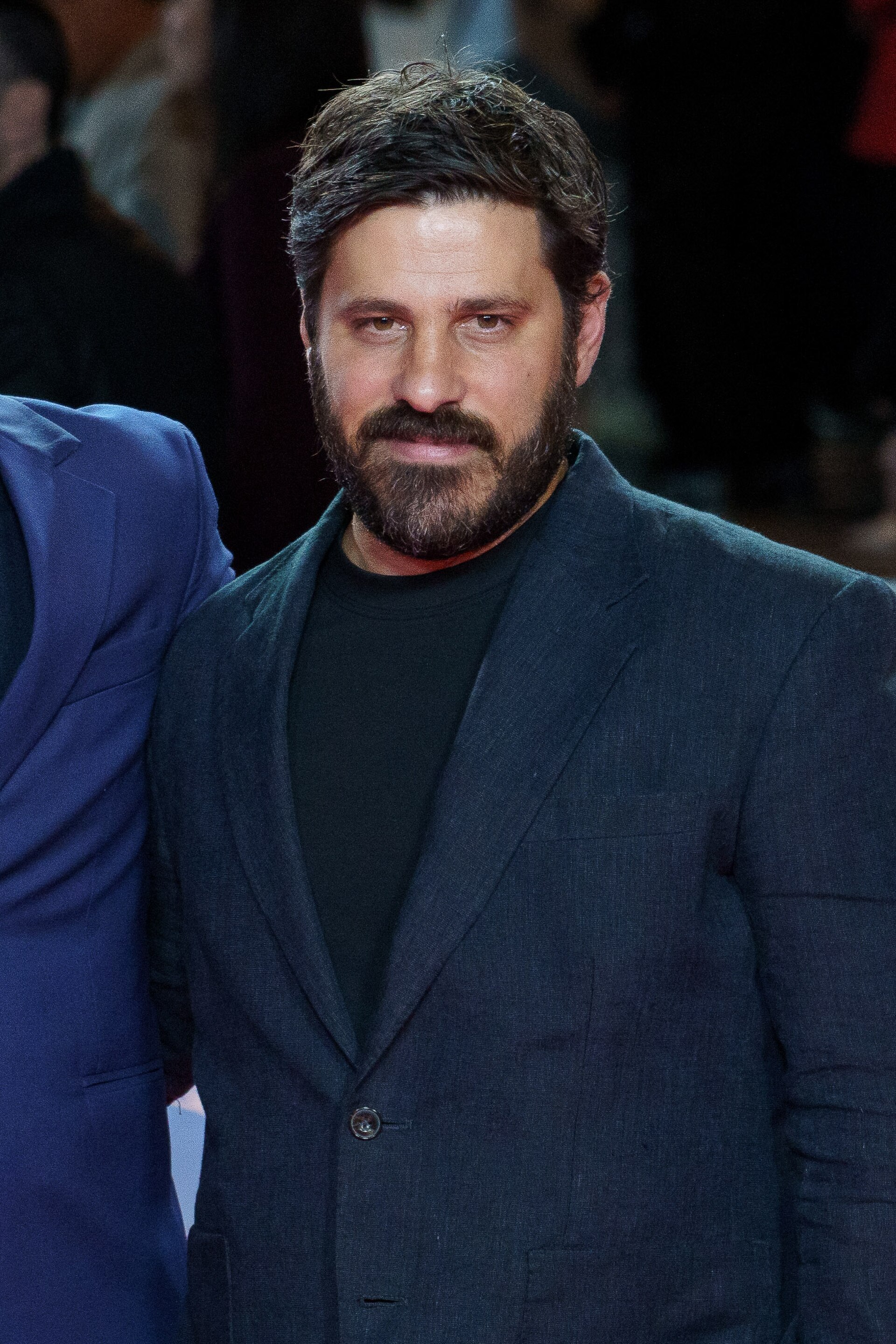 Santiago López Rodríguez at the Red Carpet of the Malaga 2025 Festival next to Cervantes Theater