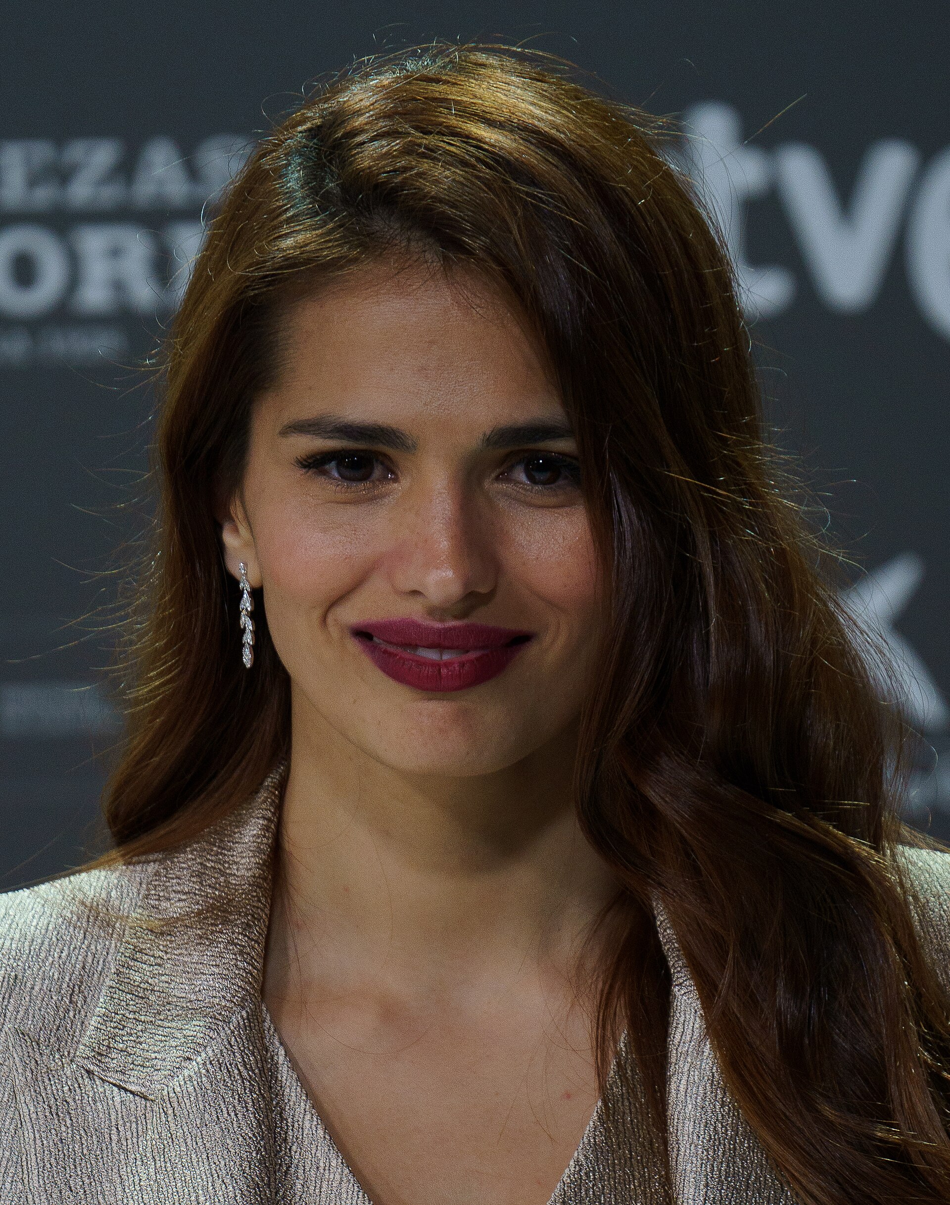 Sara Sálamo at the Red Carpet of the Malaga 2025 Festival
