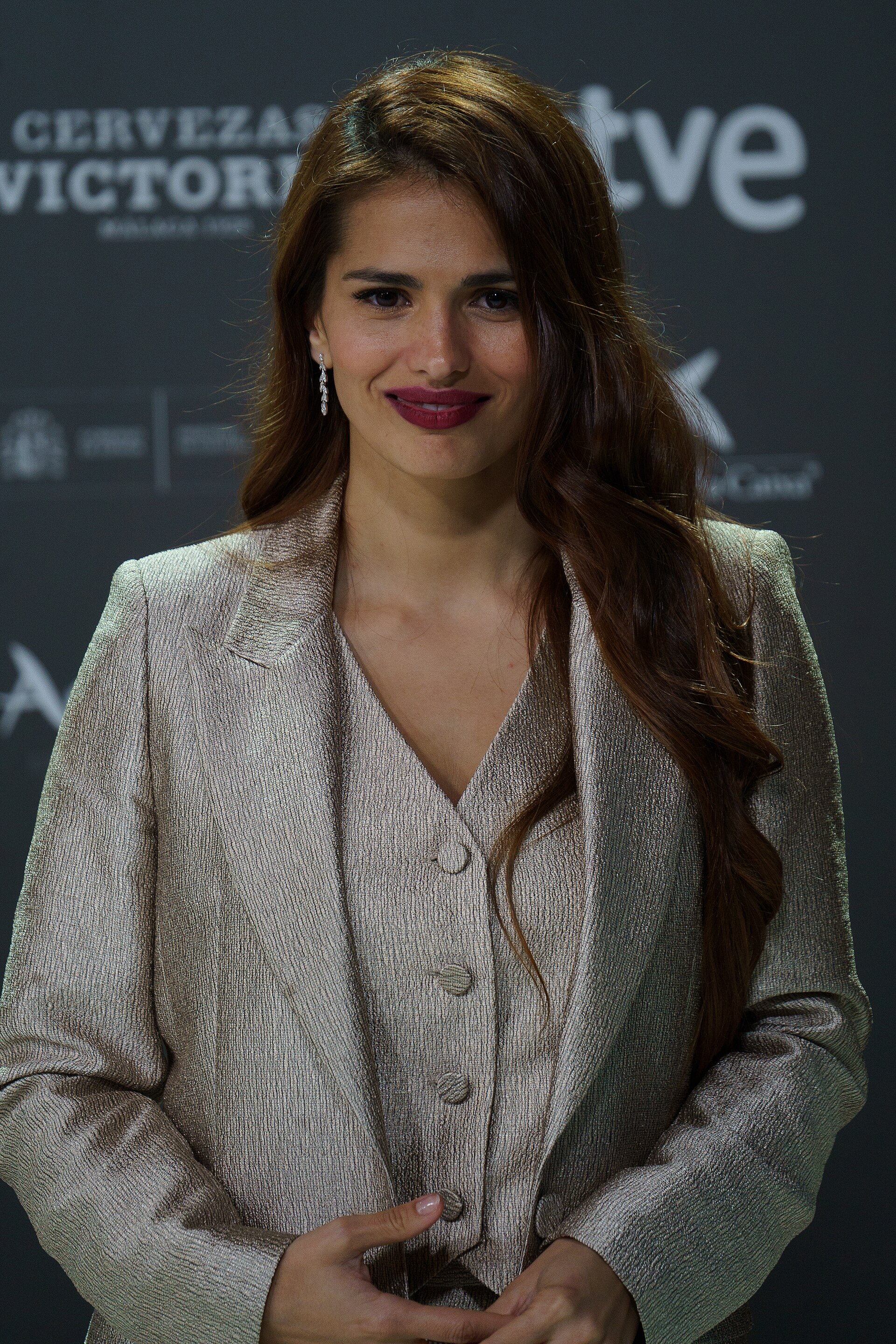 Sara Sálamo at the Red Carpet of the Malaga 2025 Festival
