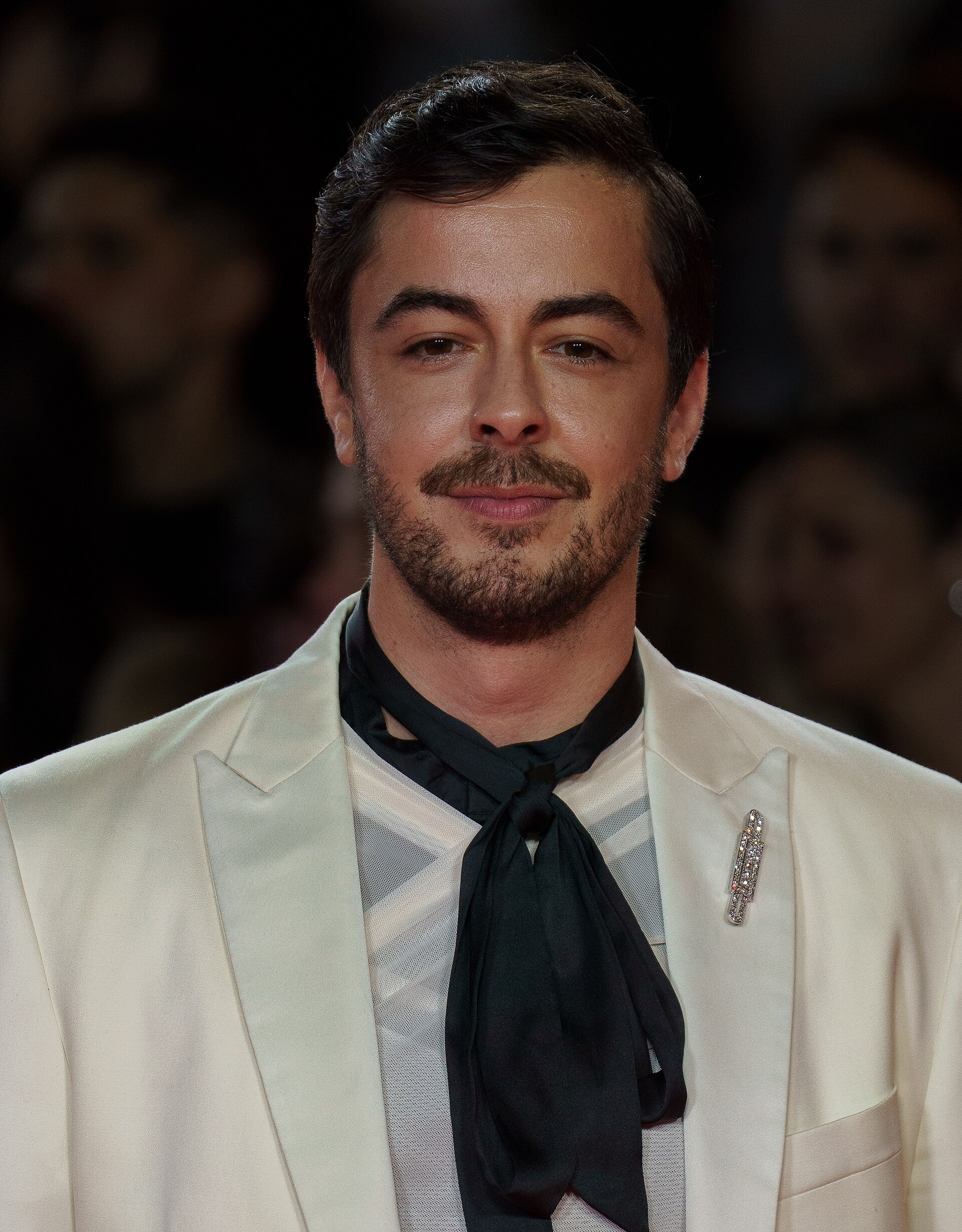 Daniel Horvath at the Red Carpet of the Malaga 2025 Festival next to Cervantes Theater