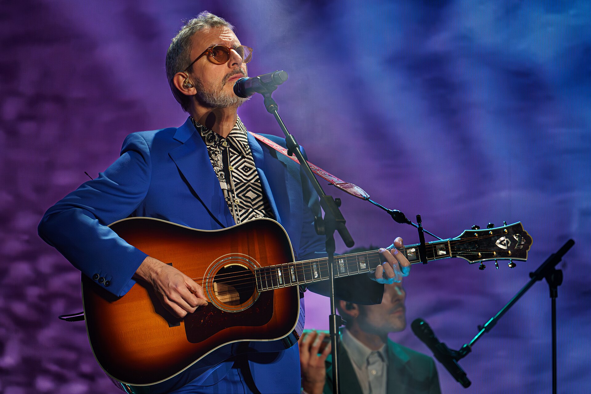 Xoel López on stage of Cervantes Theatre during de Closing Ceremony of Malaga Film Festival 2025