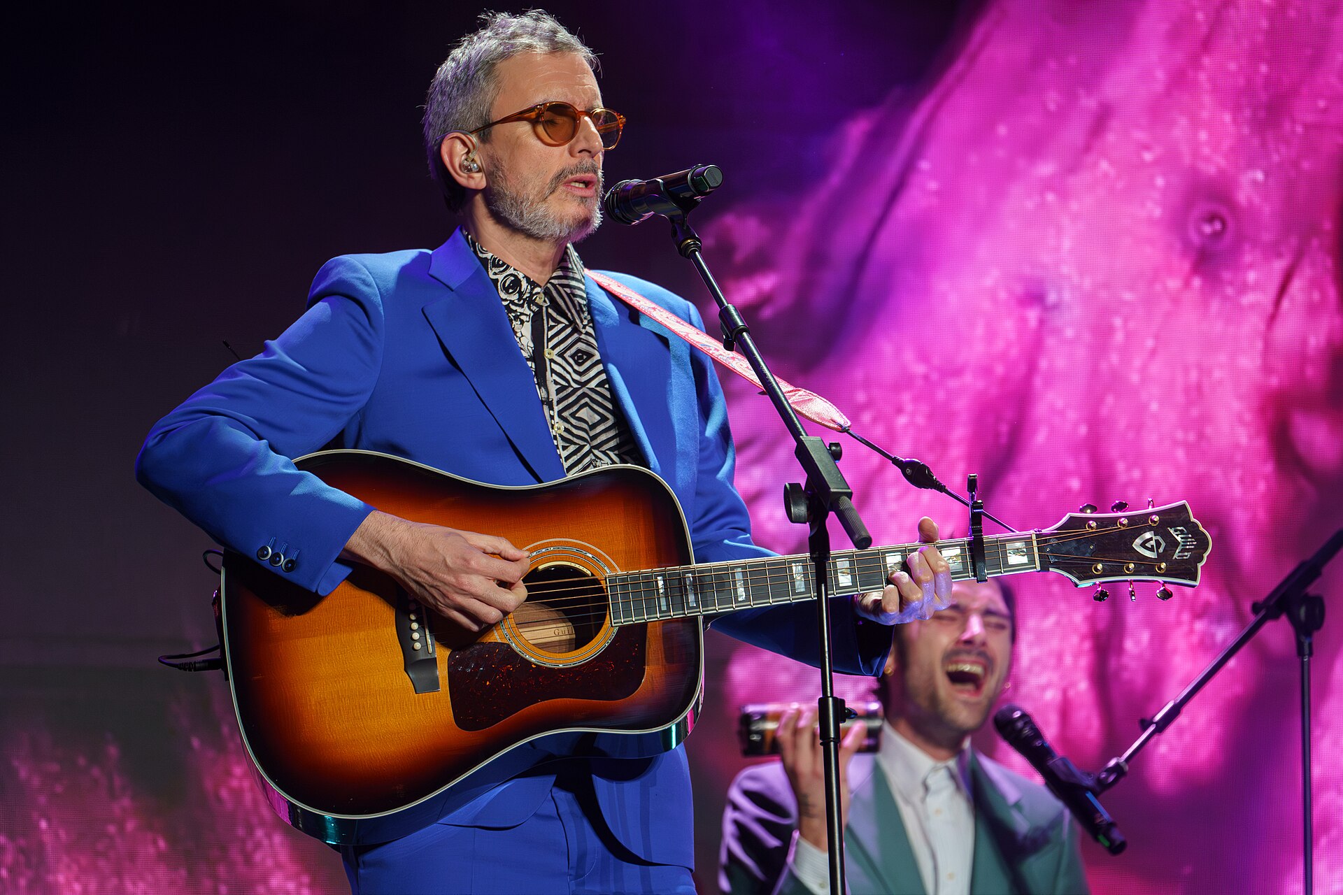Xoel López on stage of Cervantes Theatre during de Closing Ceremony of Malaga Film Festival 2025