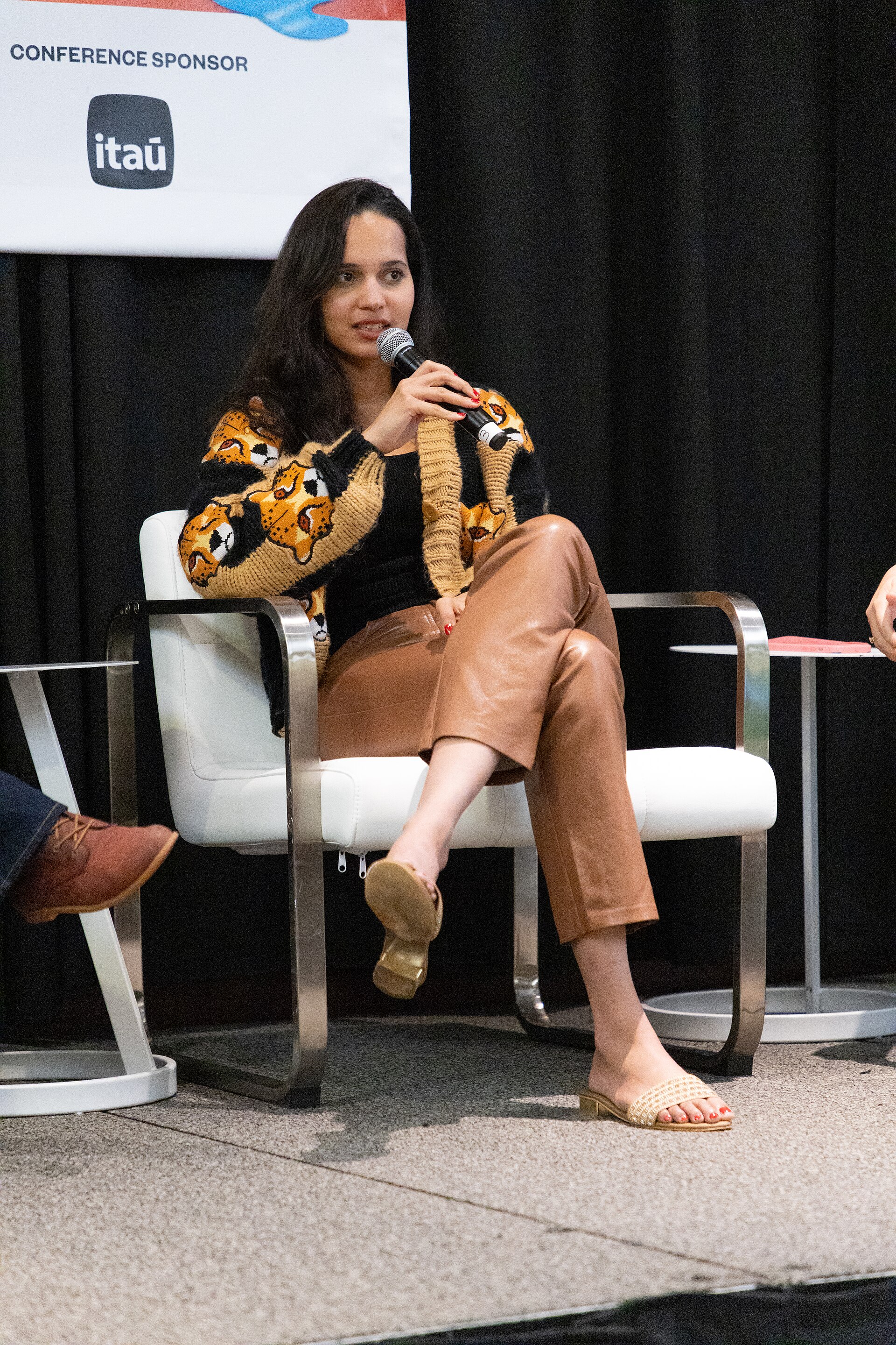 Malaika Vaz, National Geographic explorer, at the 2025 South by Southwest festival.