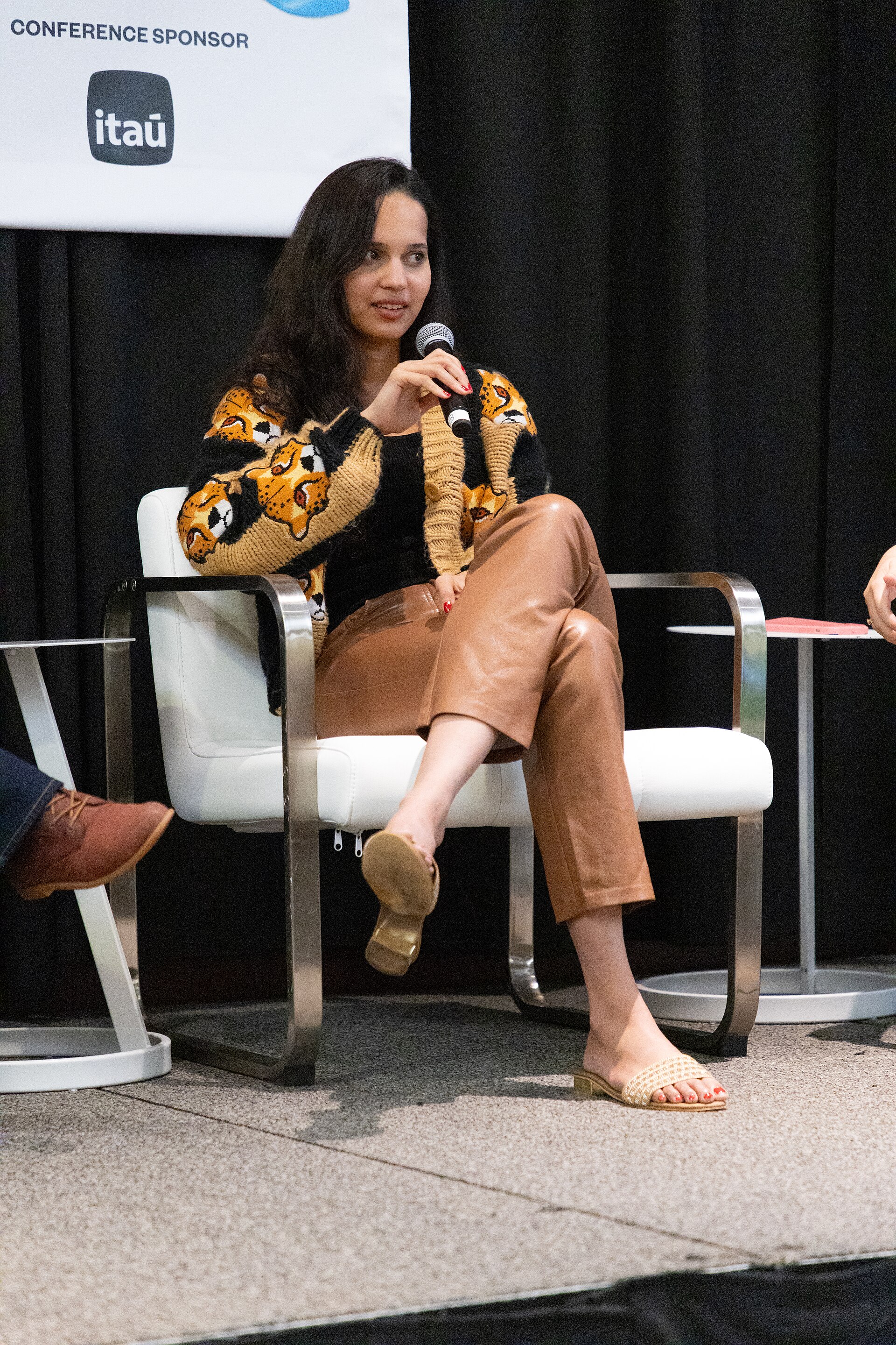 Malaika Vaz, National Geographic explorer, at the 2025 South by Southwest festival.
