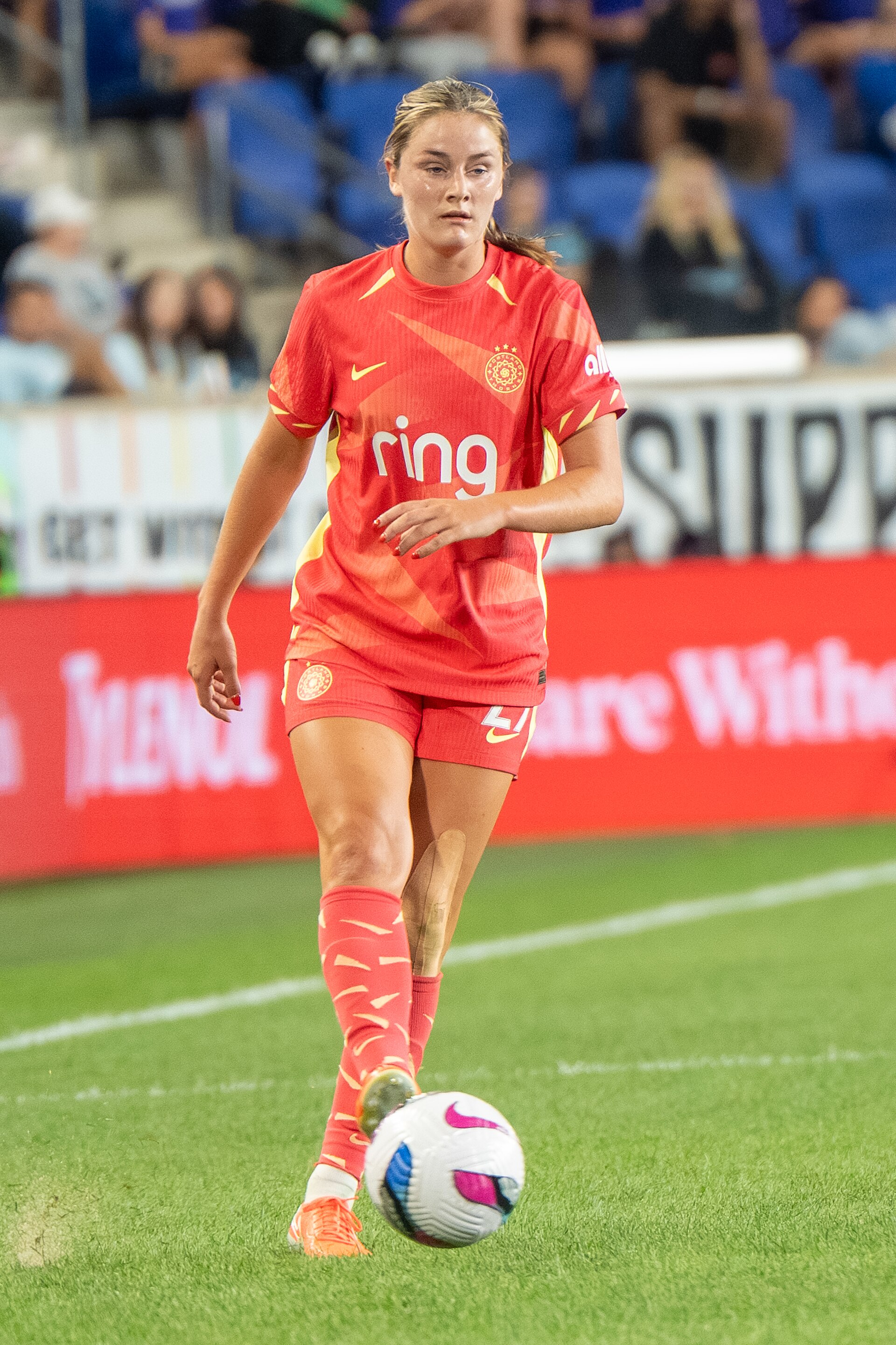 Mallie McKenzie during Gotham FC vs Portland Thorns FC on 26 Sep 2025