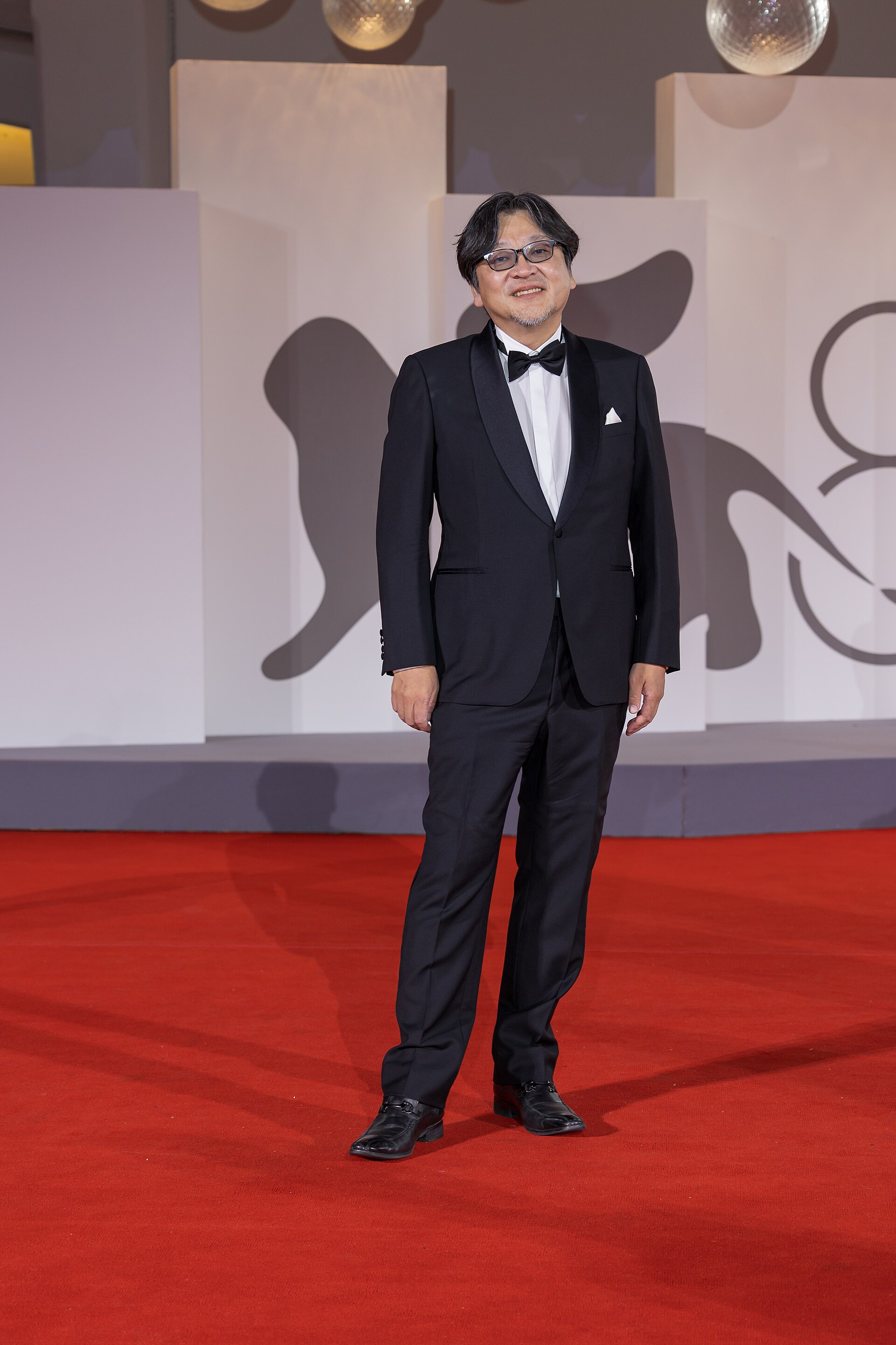Mamoru Hosoda, director, at 82nd Venice International Film Festival in Venice, Italy for the film "Hateshinaki Scarlet (Scarlet)".