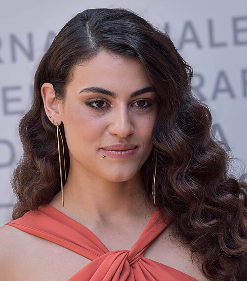 Actress of Happy Holidays, Manar Shehab, at 81st Venice Film Festival