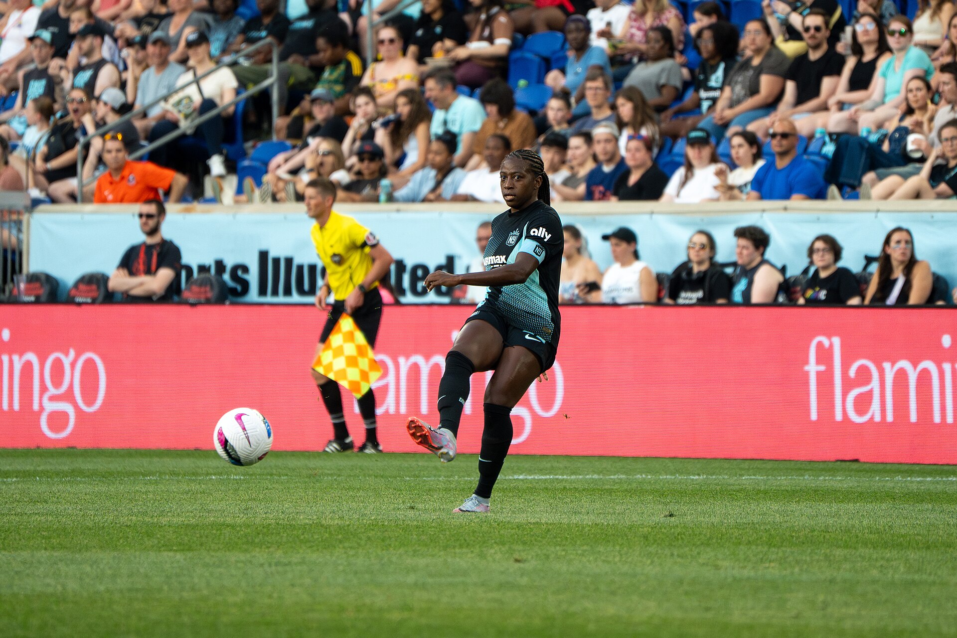 Mandy Freeman during Gotham FC vs Bay FC on 6.21.25