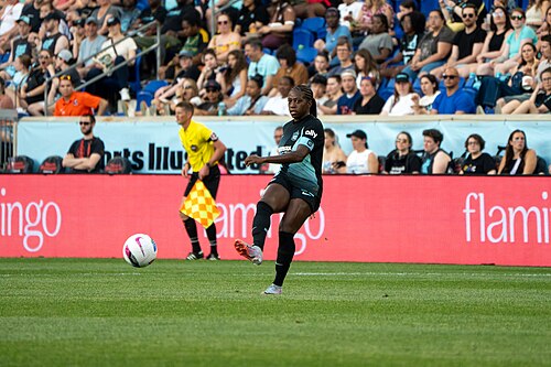 Mandy Freeman during Gotham FC vs Bay FC on 6.21.25