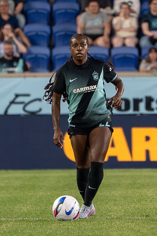 Mandy Freeman during Gotham FC vs Bay FC on 6.21.25