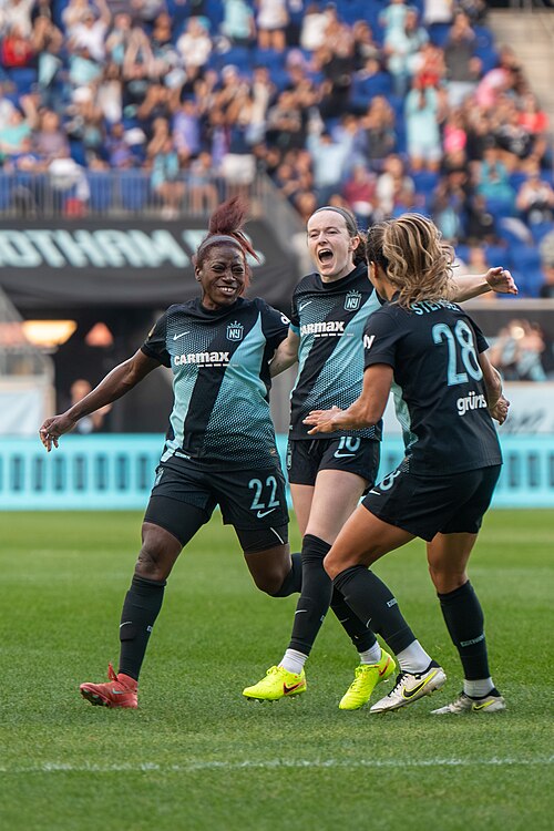 Mandy Freeman Rose Lavelle during Gotham FC vs Racing Louisville on Oct 19, 2025