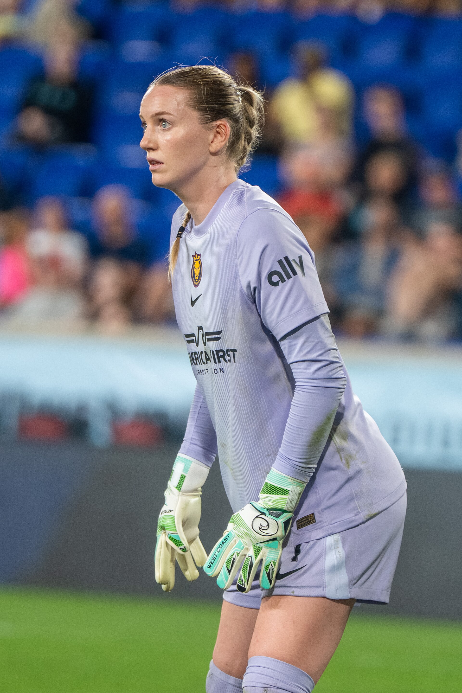 Mandy McGlynn during Gotham FC vs Utah Royals on Aug 23 2025
