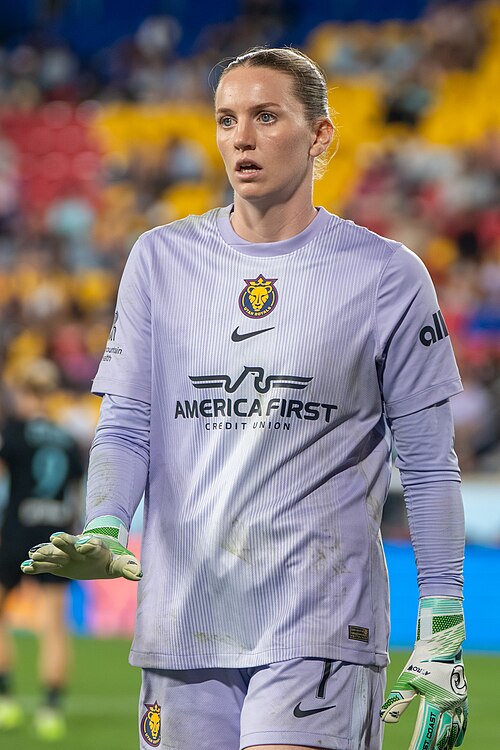 Mandy McGlynn during Gotham FC vs Utah Royals on Aug 23 2025