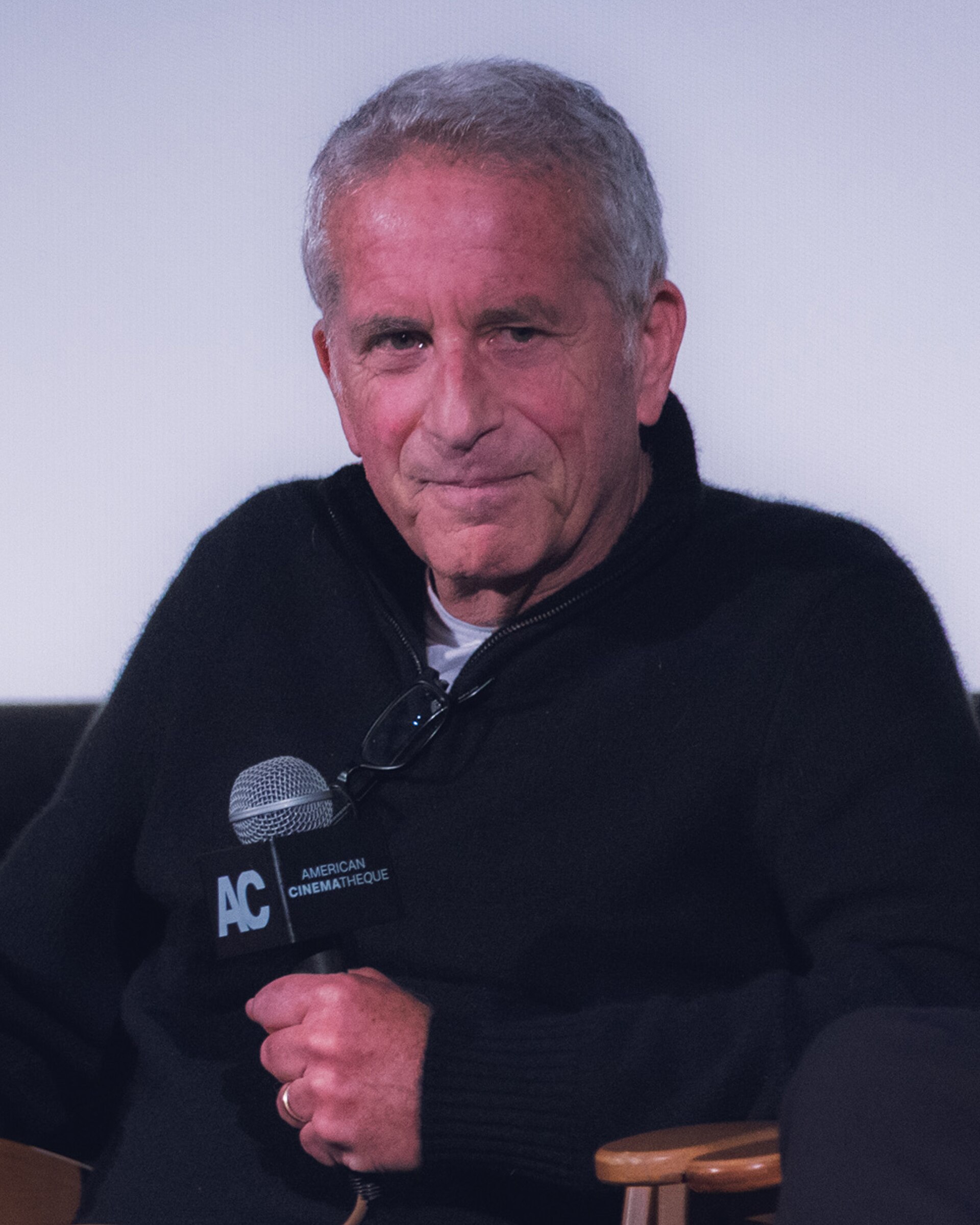 Marc Platt at an FYC panel for Wicked in Santa Monica, California