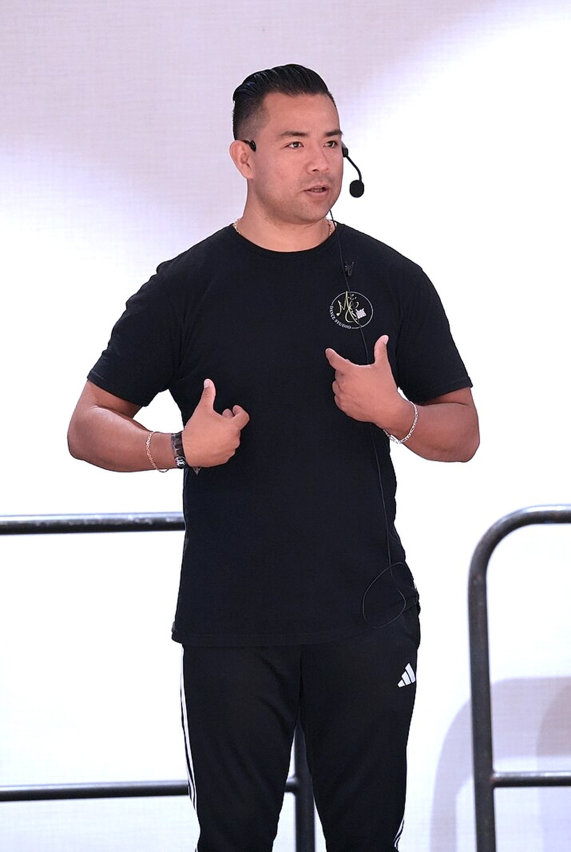 Marco Aguilar, dancer & instructor, at California Dance Festival 2025 in Sacramento, California at a class called Salsa Body Movement.