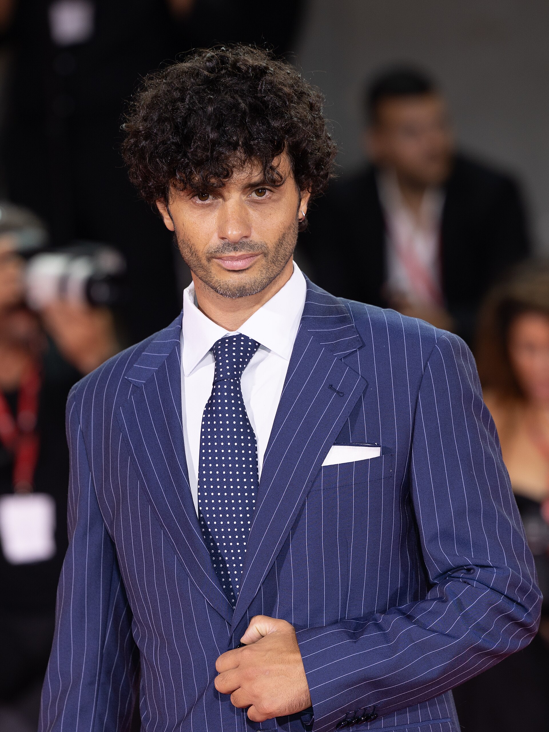 Actor Marco Iermanò at the 2024 Venice Film Festival