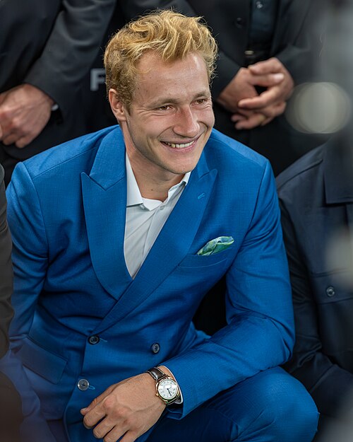 Marco Odermatt on the Green Carpet at the 2025 Zurich Film Festival.