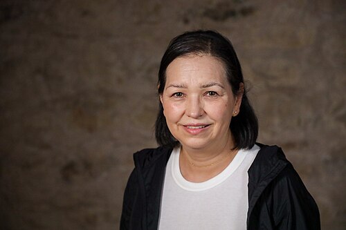 Maria Davis at SXSW in March 2024. Taken as part of the WikiPortraits project.