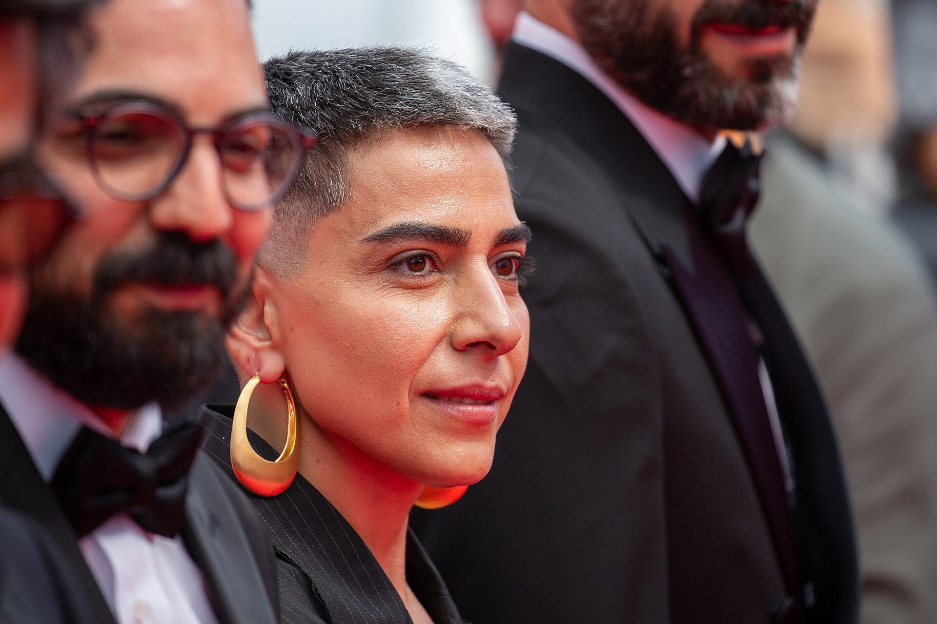 Mariam Afshari on Cannes Red Carpet for the Un simple accident Premiere