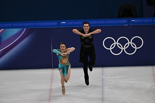 MILAN, ITALY - 11 FEBRUARY 2026: Marie-Jade Lauriault and Romain Le Gac of Canada compete during the Figure Skating Ice Dance Free Dance at the Olympic Winter Games Milano Cortina 2026 Milano Ice Skating Arena on February 11, 2026 in Milan, Italy