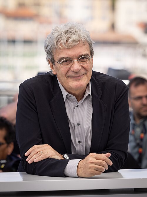 Film director Mario Martone at the 2025 Cannes Film Festival