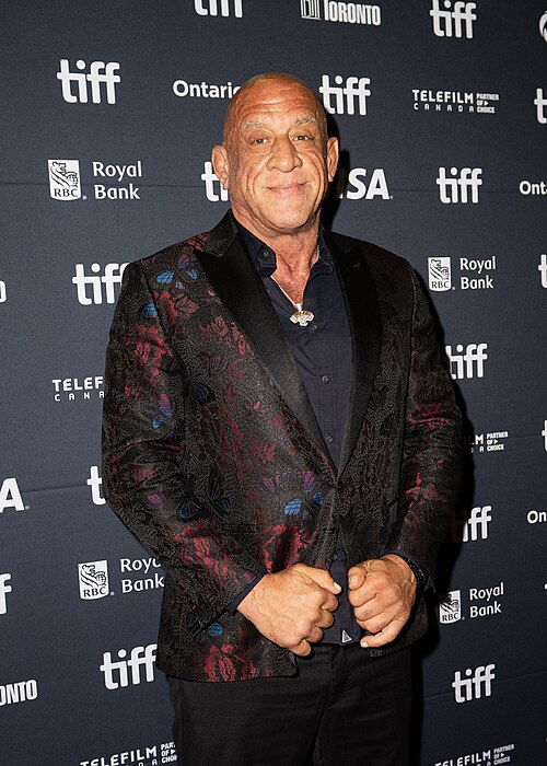 Mark Coleman on the red Carpet for the movie "The Smashing Machine" at The 2025 Toronto International Film Festival