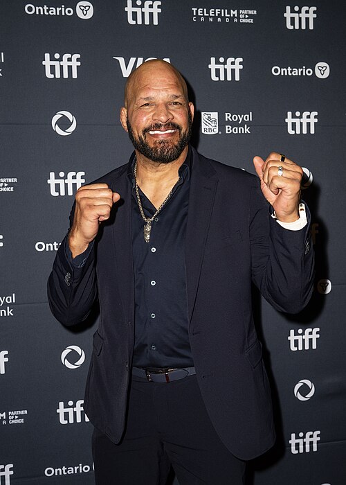 Mark Kerr on the red carpet at the 2025 Toronto International Film Festival